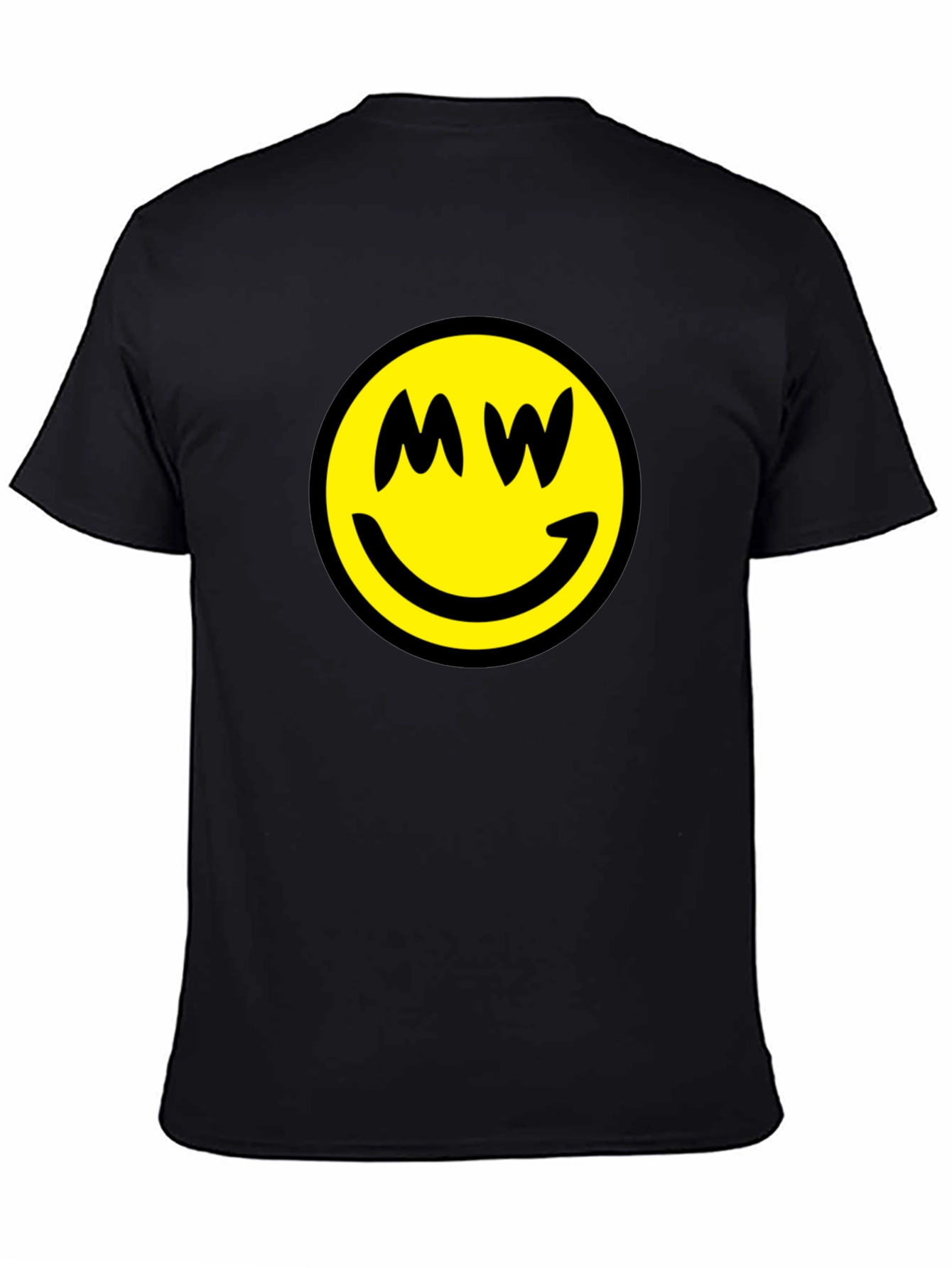 Smiley Face MW Black T-Shirt
