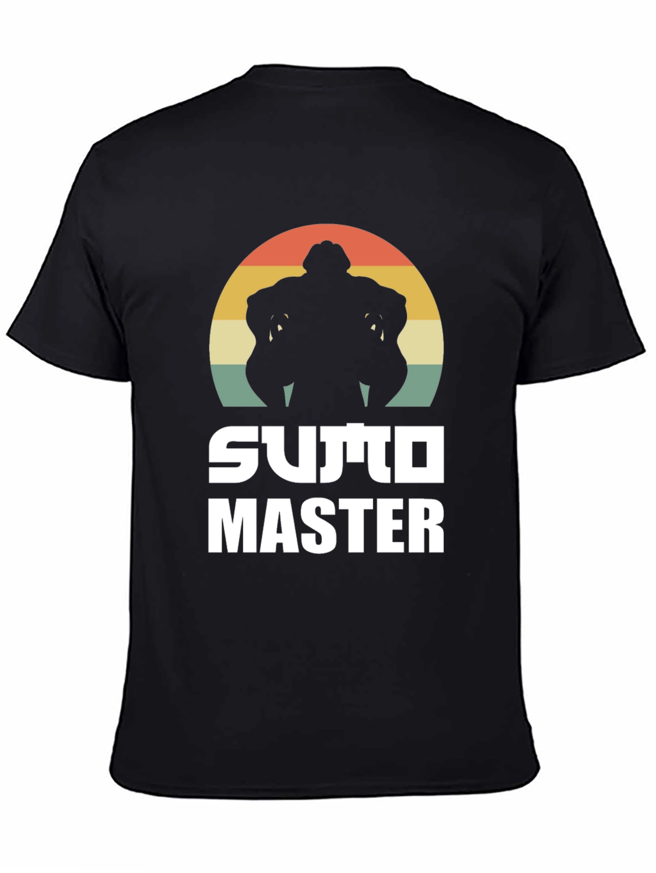 Sumo Master Graphic Tee - Retro Wrestler T-Shirt