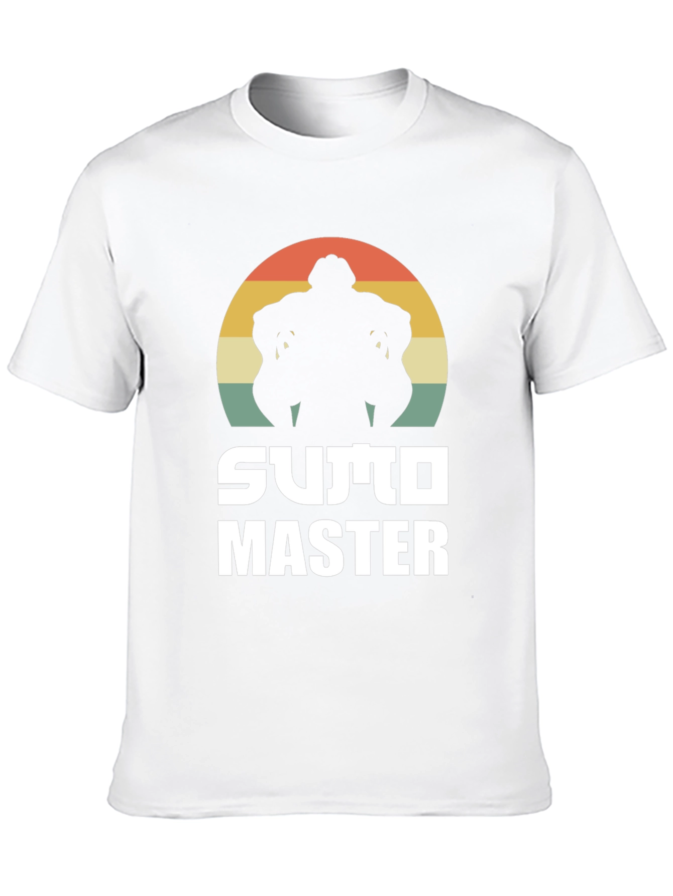 Sumo Master Graphic Tee - Retro Wrestler T-Shirt