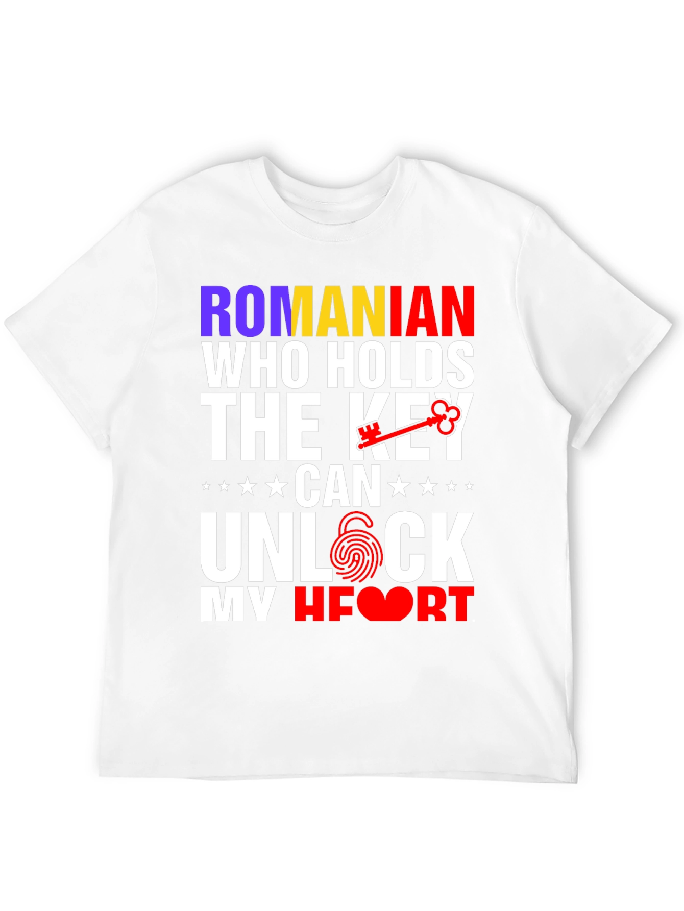 Romanian Key to My Heart T-Shirt