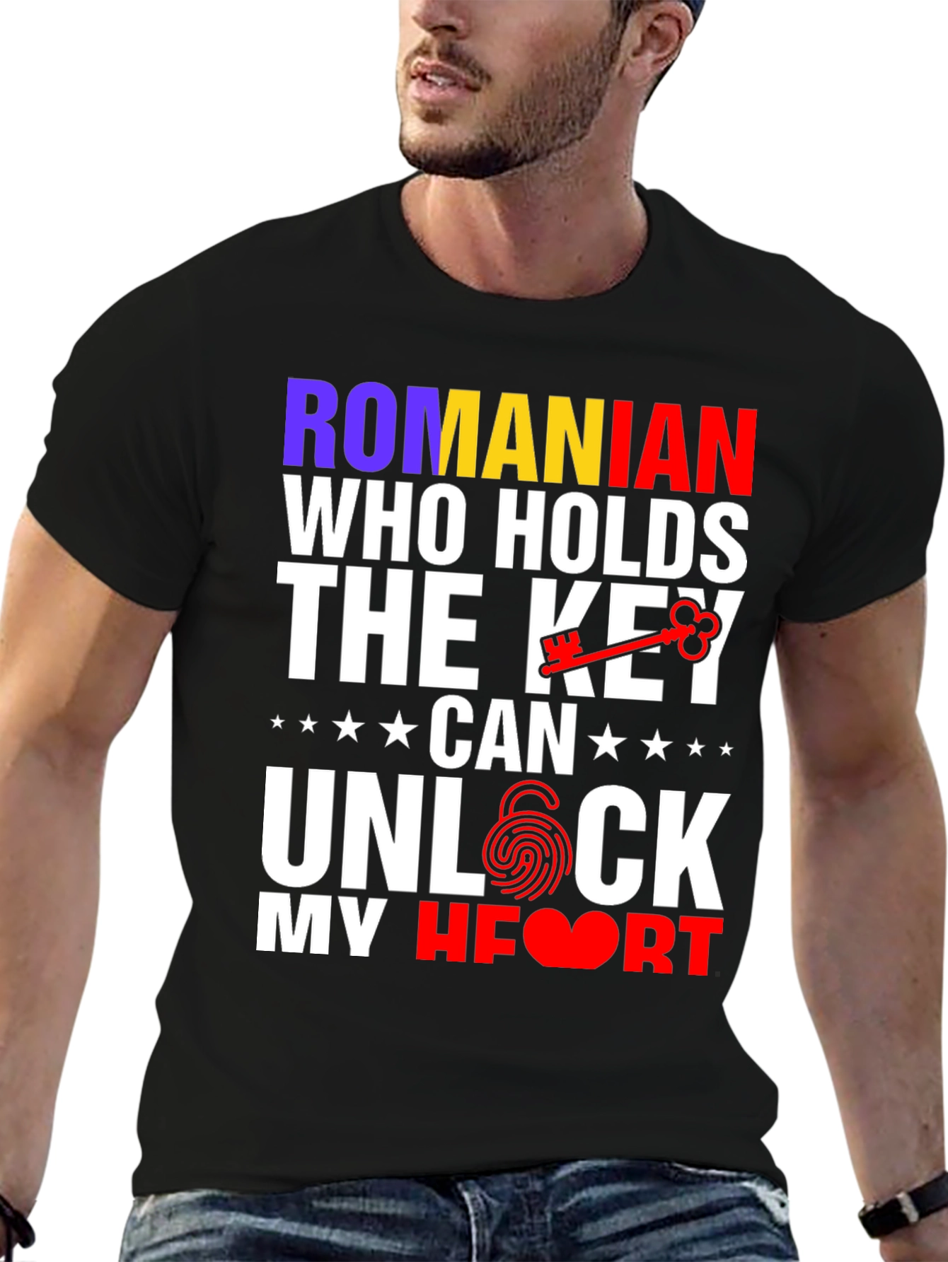 Romanian Key to My Heart T-Shirt