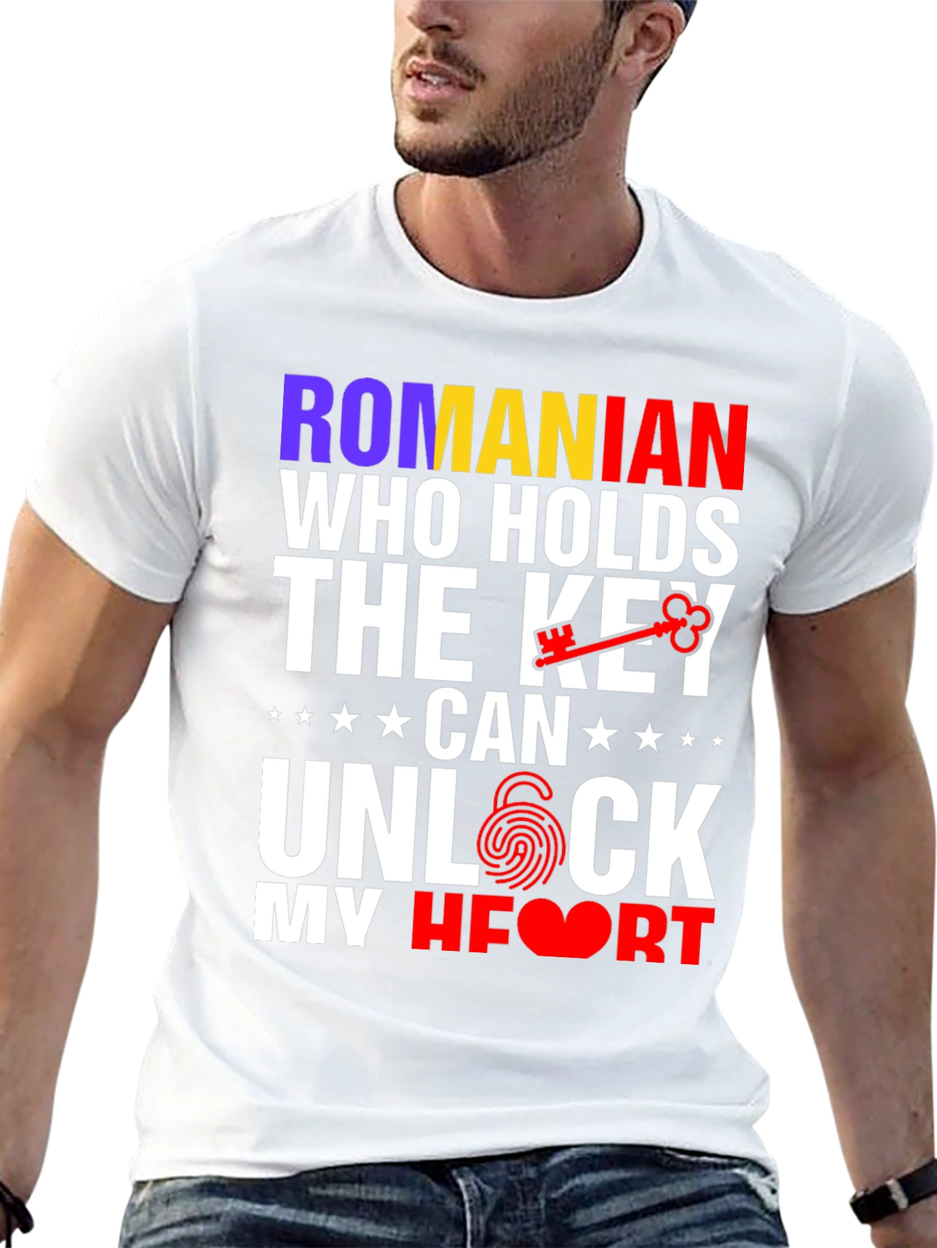 Romanian Key to My Heart T-Shirt