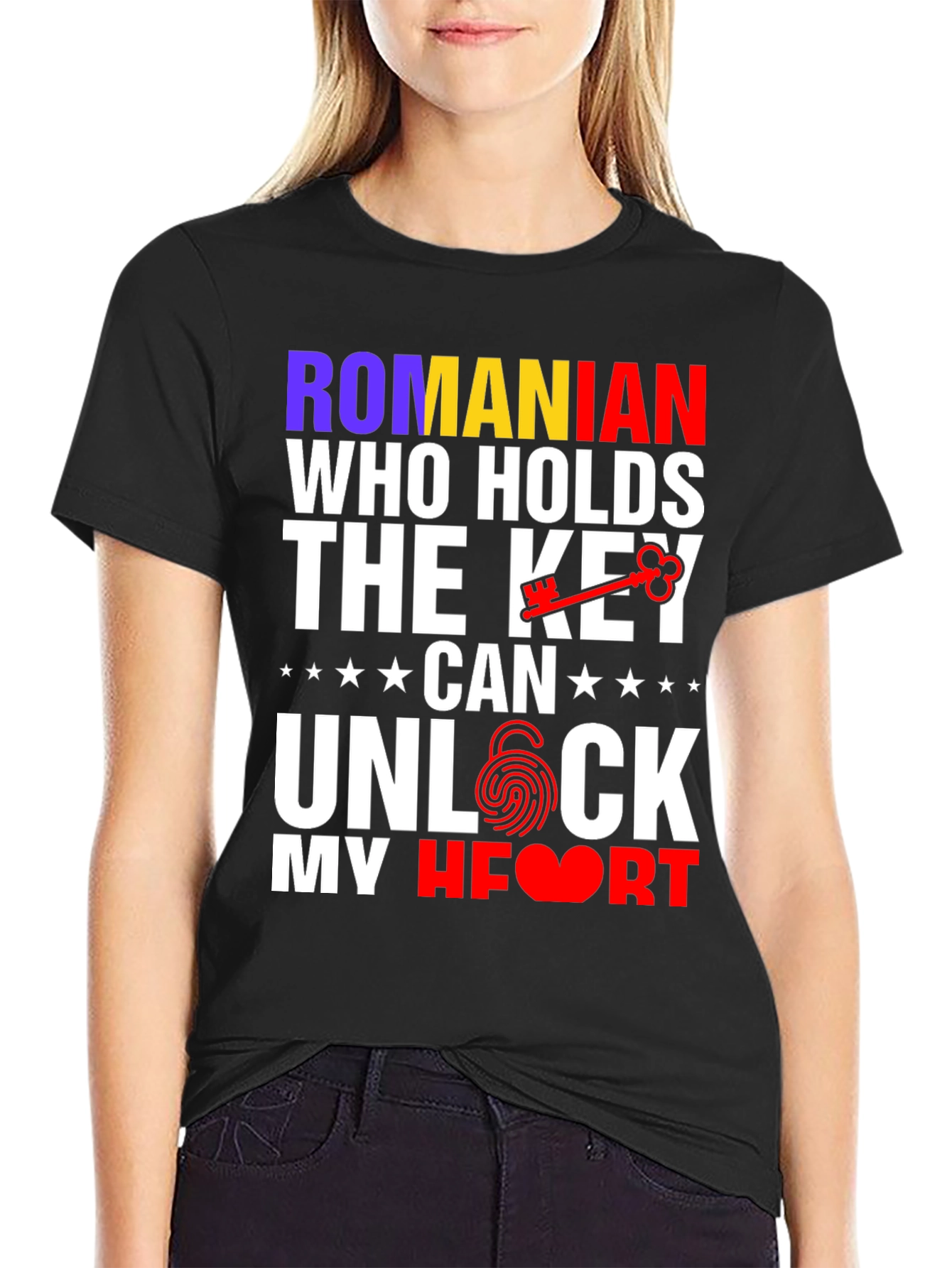 Romanian Key to My Heart T-Shirt