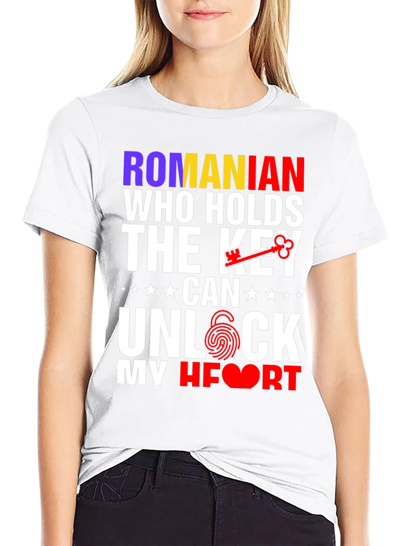 Romanian Key to My Heart T-Shirt