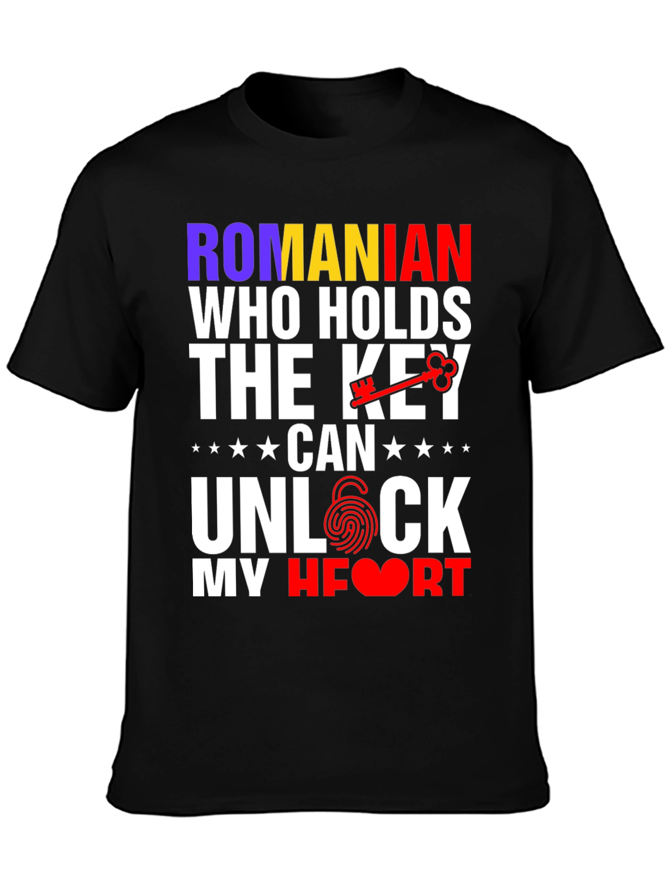 Romanian Key to My Heart T-Shirt