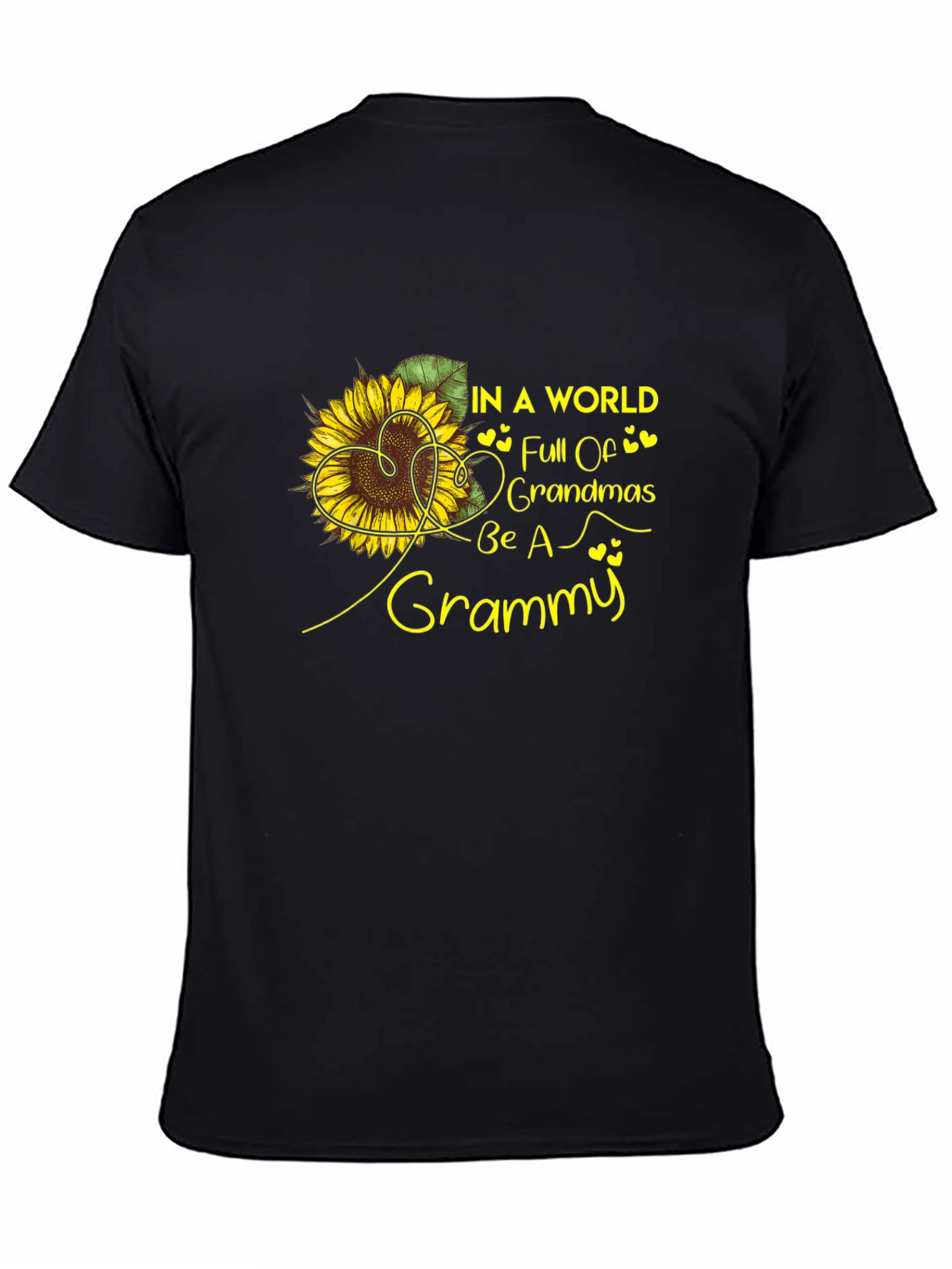 Be A Grammy Sunflower Graphic T-Shirt