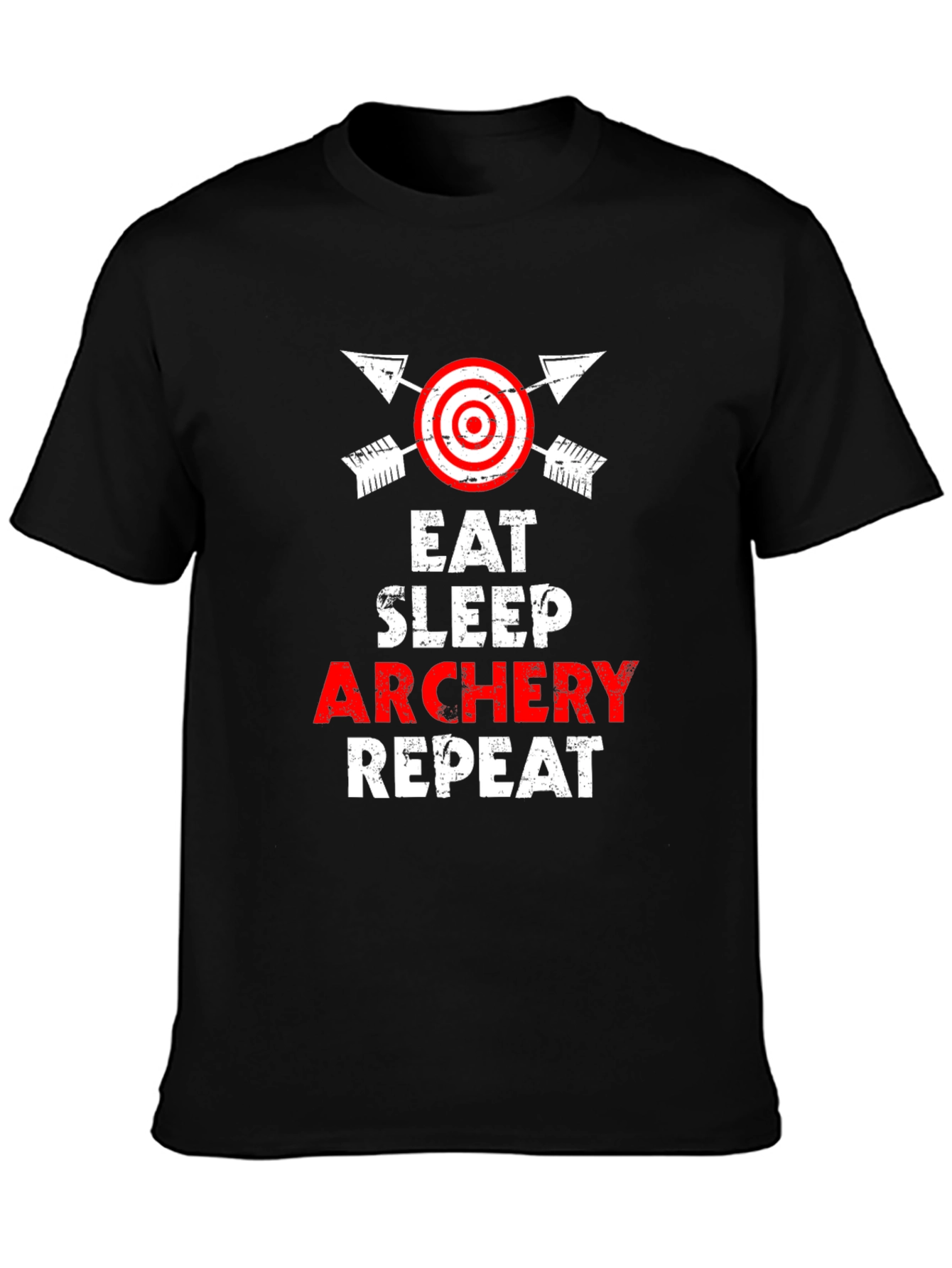 Eat Sleep Archery Repeat T-Shirt - Archery Lover Gift