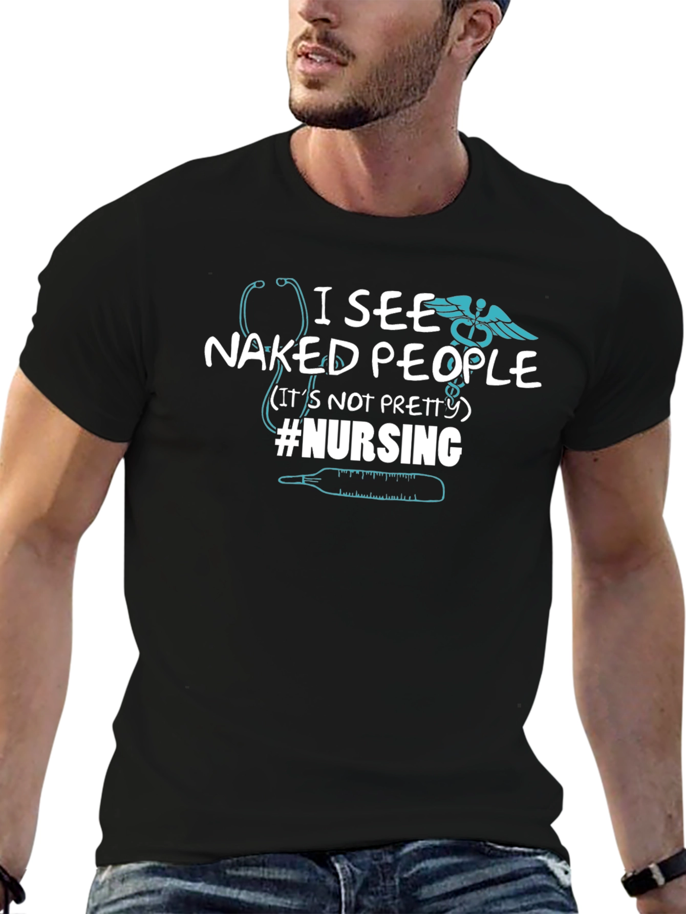 I See Naked People Nursing Tee