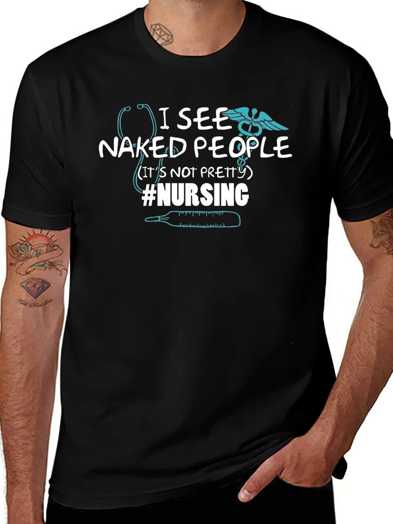 I See Naked People Nursing Tee