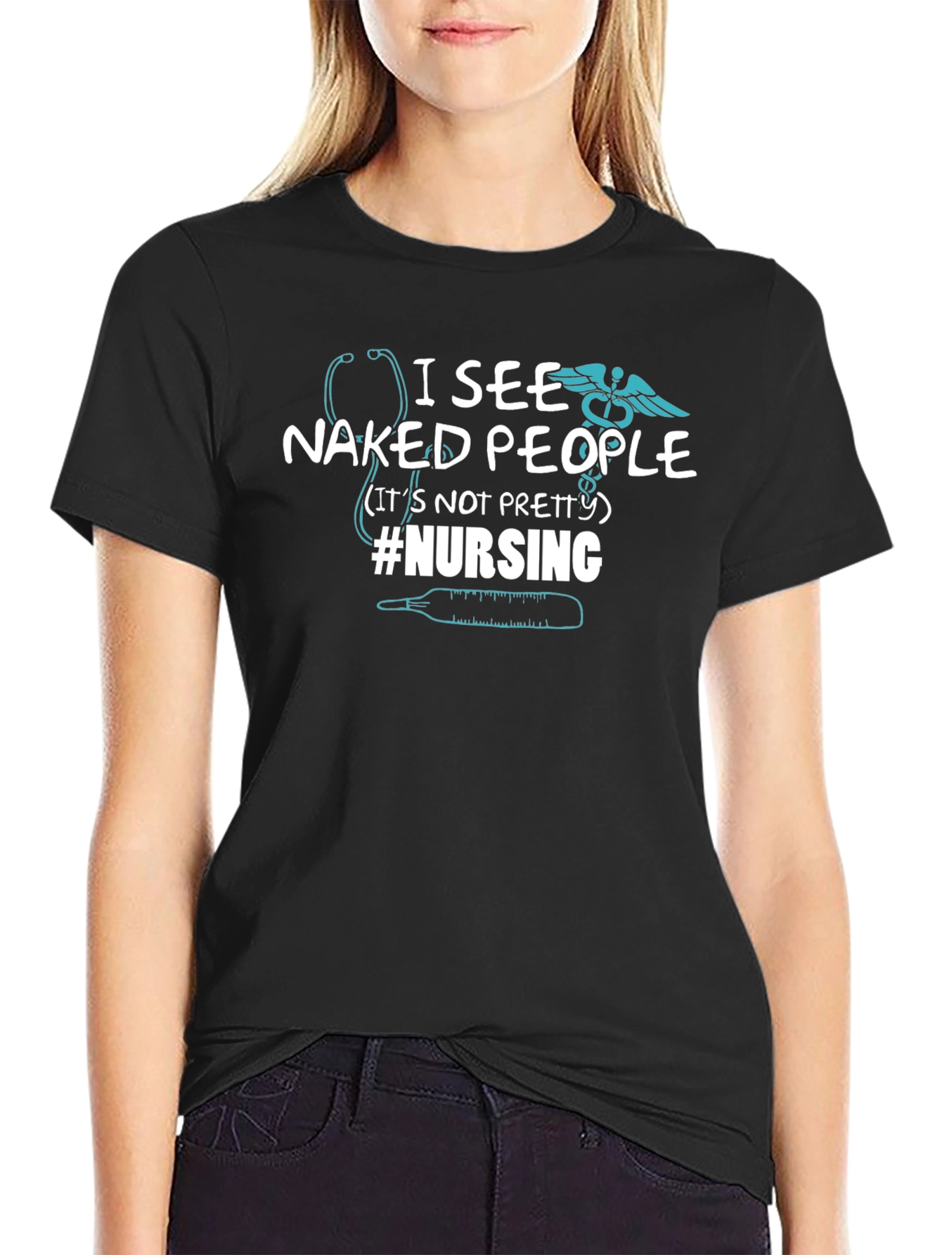 I See Naked People Nursing Tee