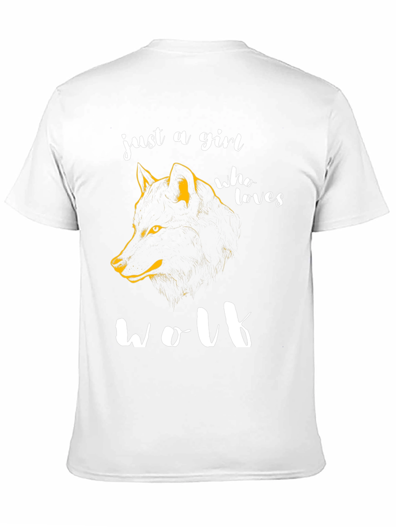 Just A Girl Who Loves Wolf T-Shirt