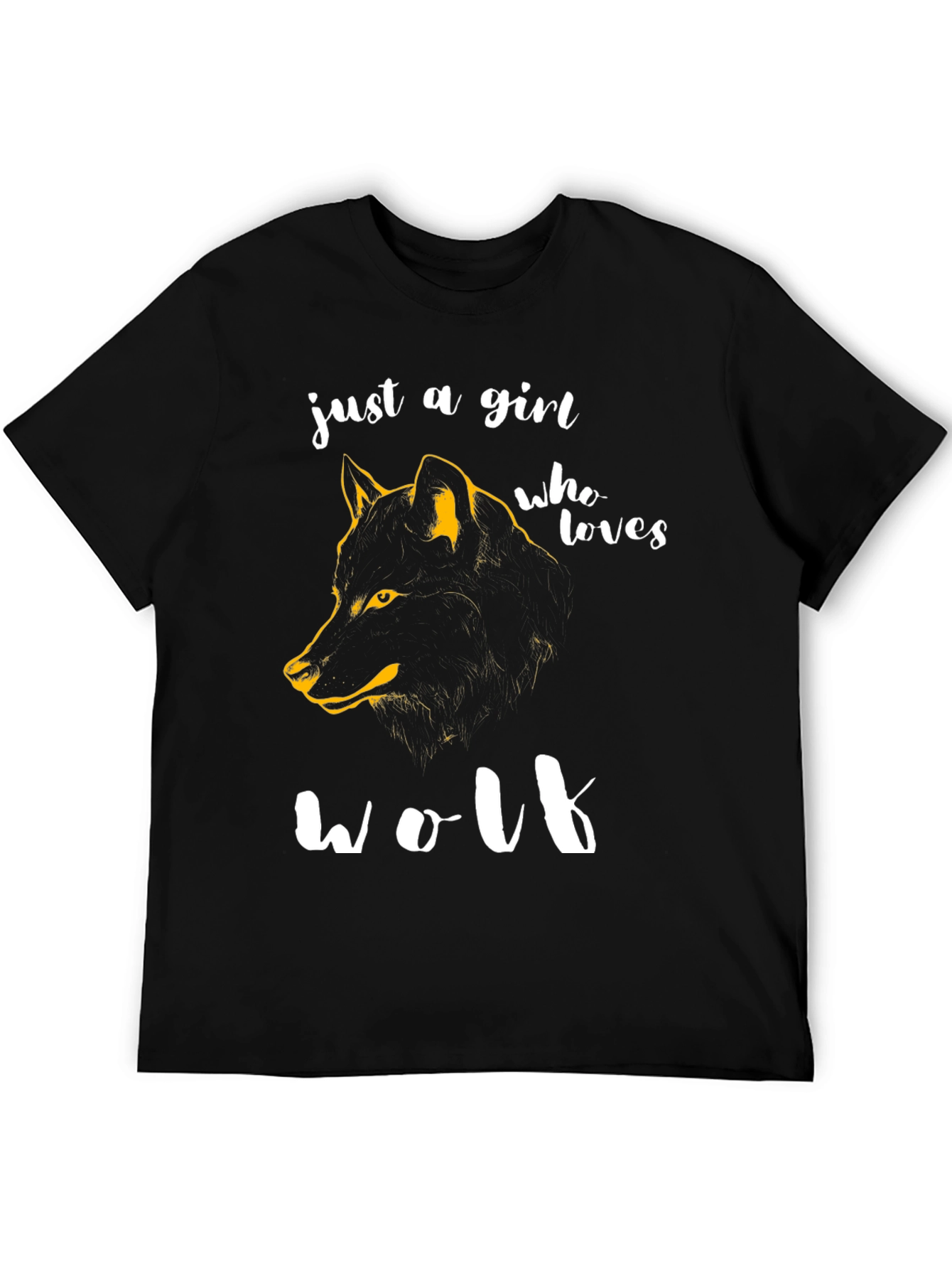 Just A Girl Who Loves Wolf T-Shirt