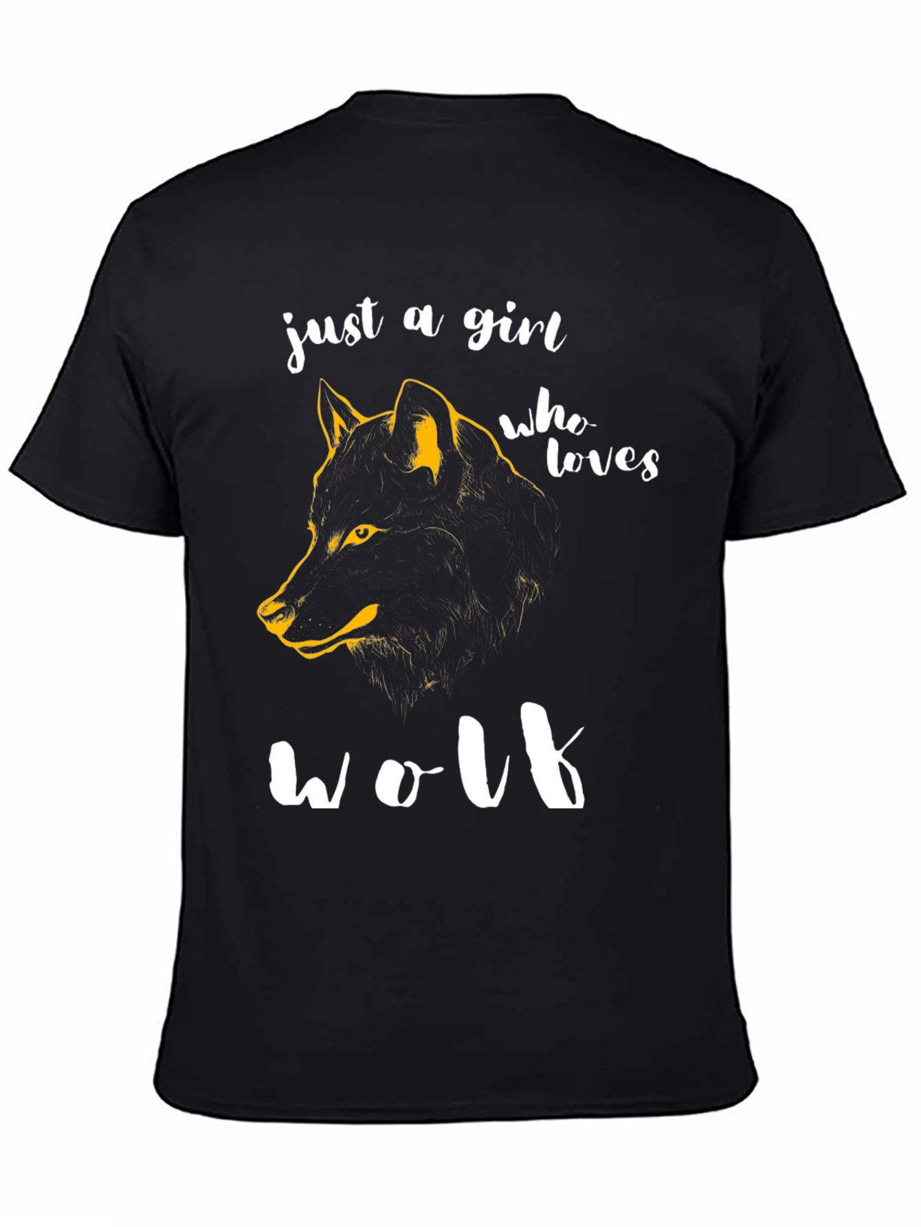 Just A Girl Who Loves Wolf T-Shirt