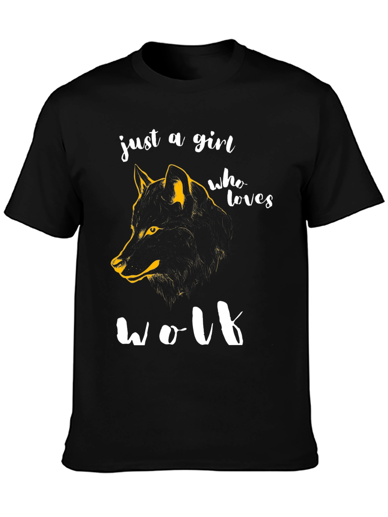 Just A Girl Who Loves Wolf T-Shirt