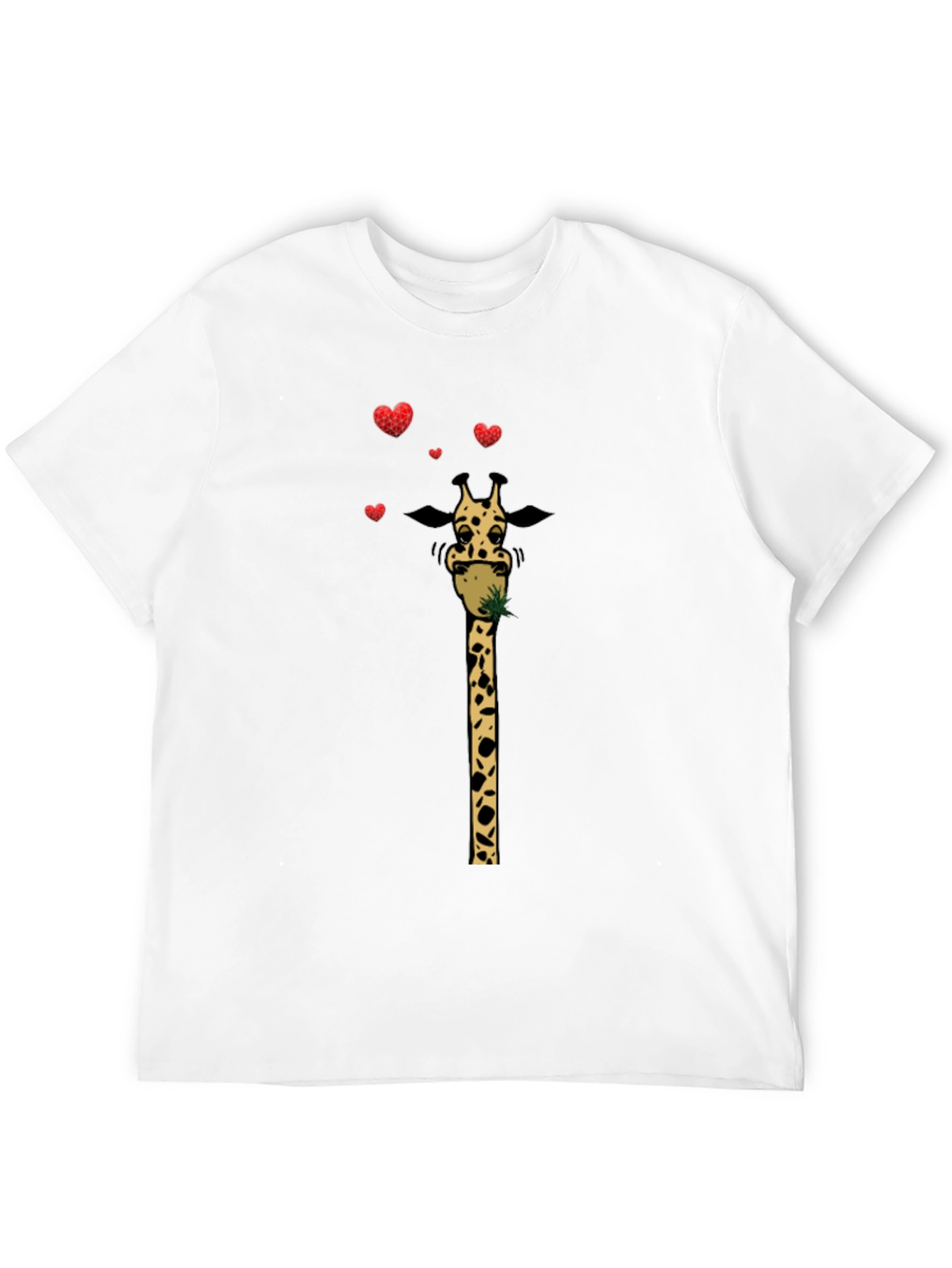 Giraffe Heart T-Shirt - Novelty Graphic Tee