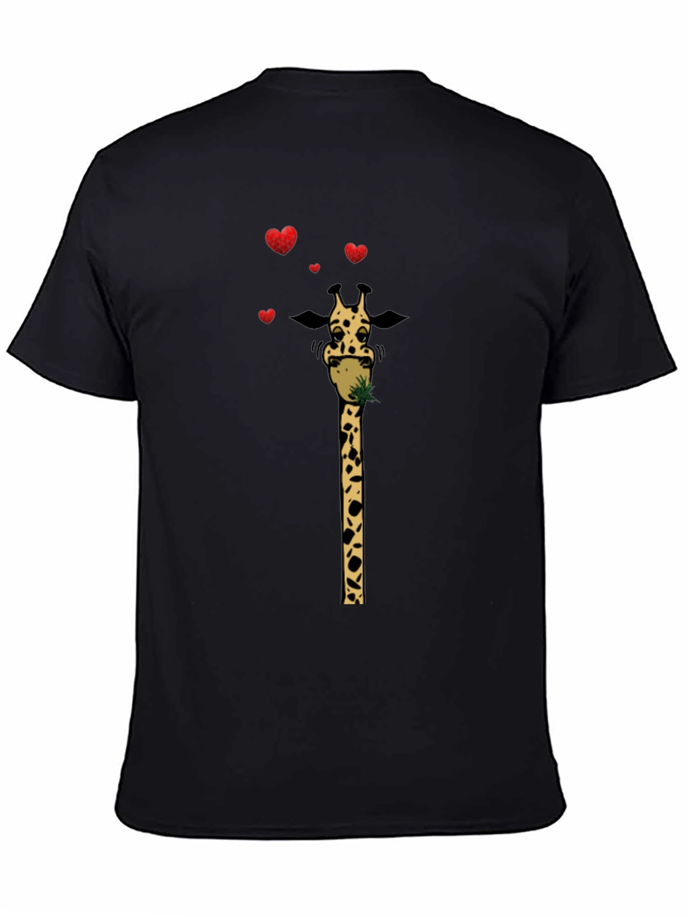 Giraffe Heart T-Shirt - Novelty Graphic Tee