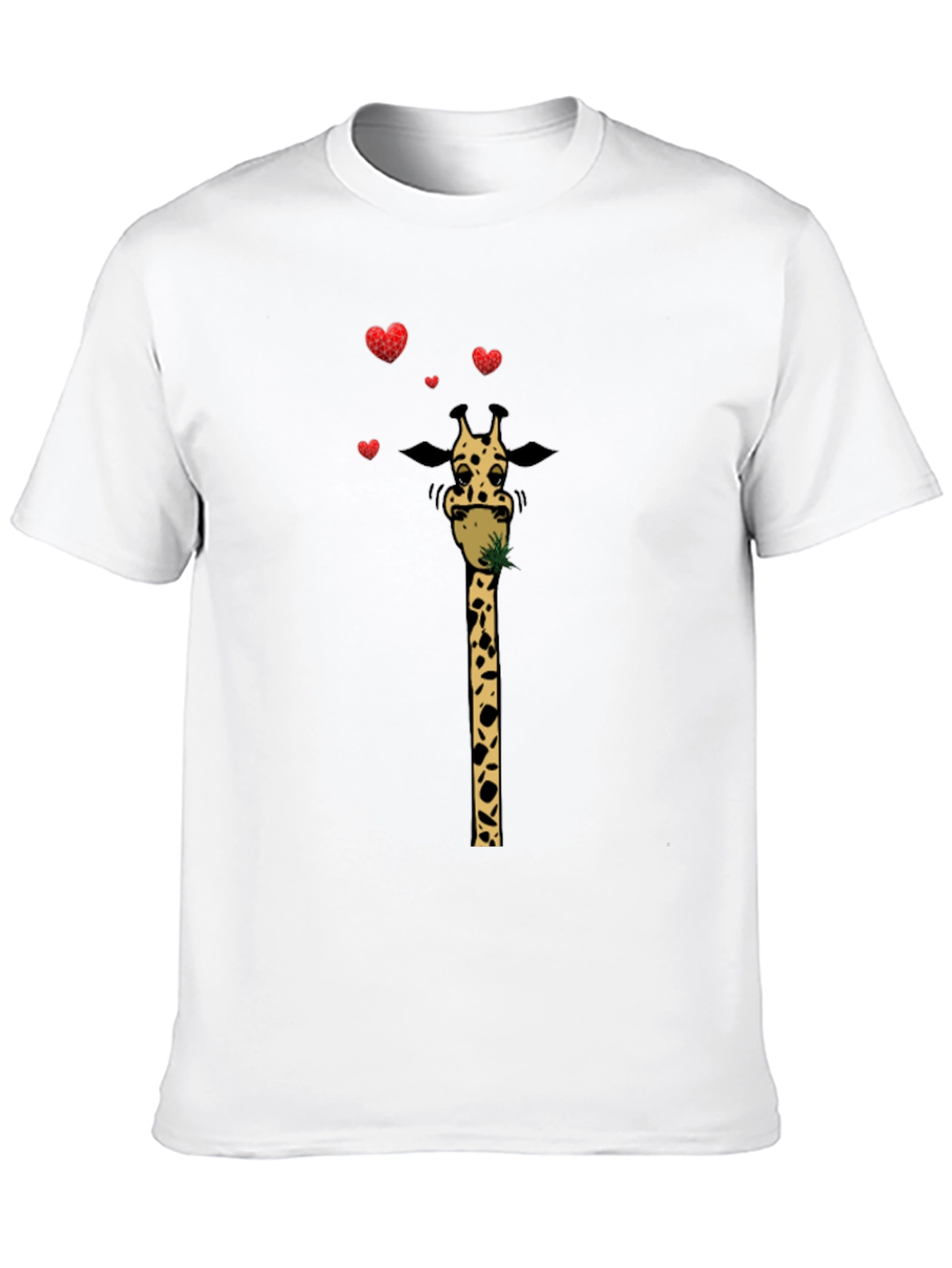 Giraffe Heart T-Shirt - Novelty Graphic Tee