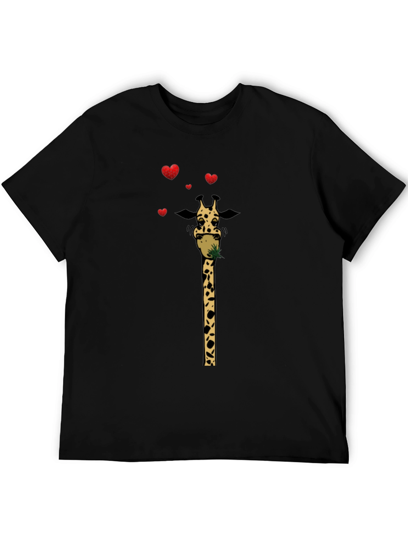 Giraffe Heart T-Shirt - Novelty Graphic Tee