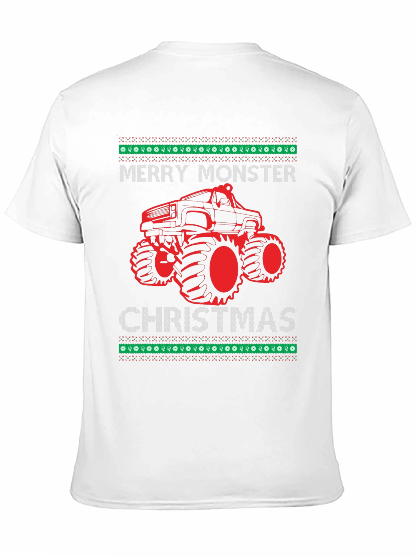 Merry Monster Christmas Graphic T-Shirt