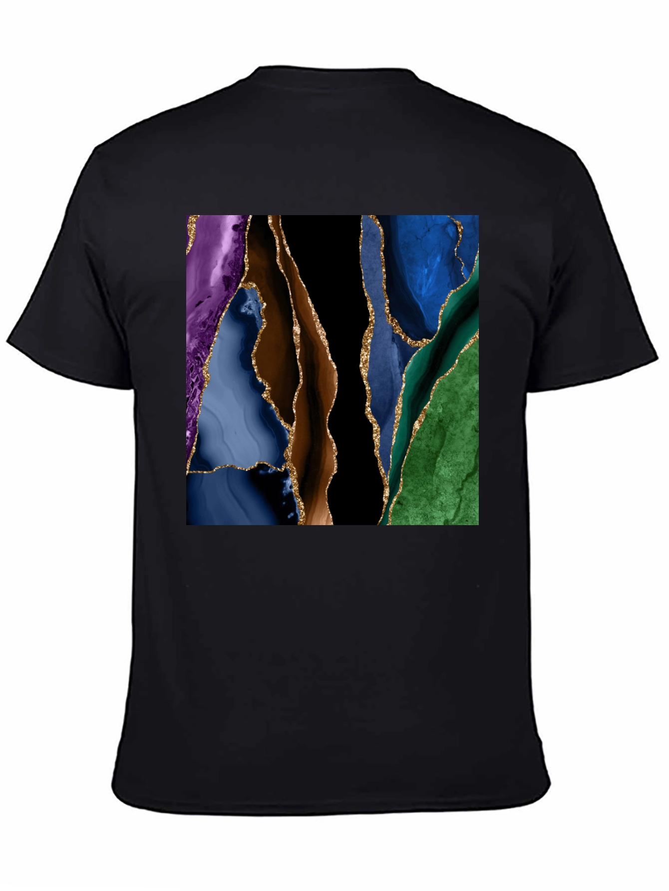 Abstract Geode Art T-Shirt - Stylish Graphic Tee
