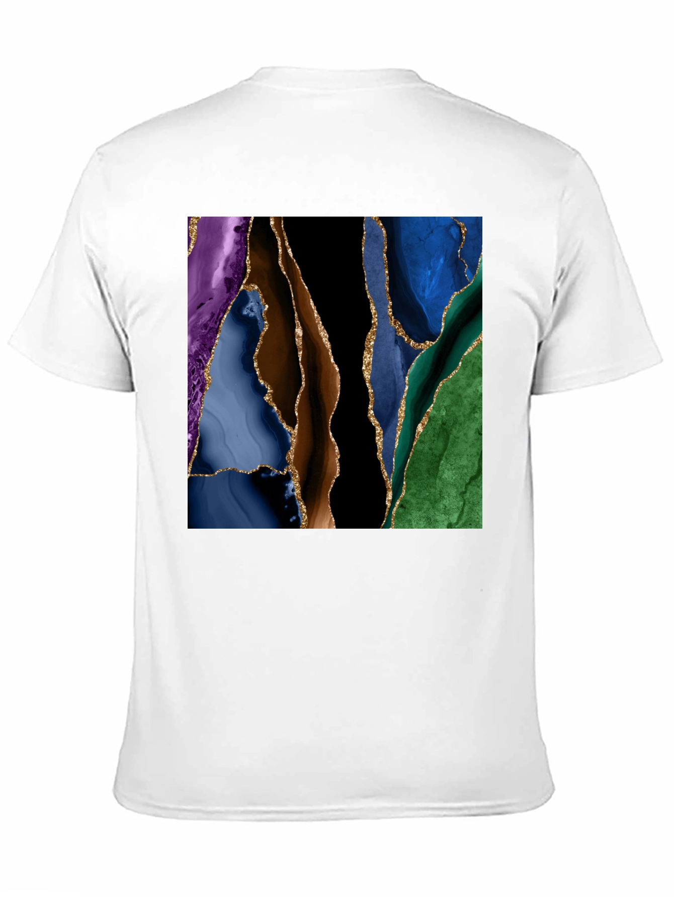 Abstract Geode Art T-Shirt - Stylish Graphic Tee