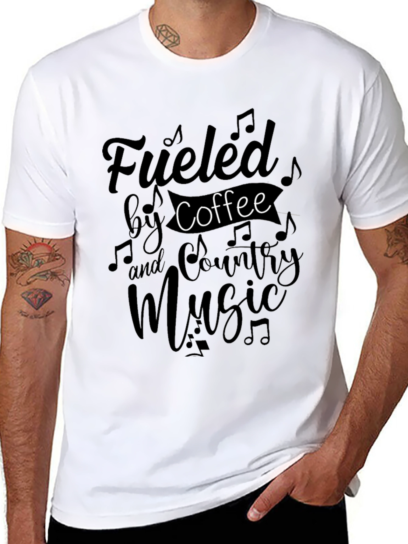 Fueled By Coffee and Country Music T-Shirt