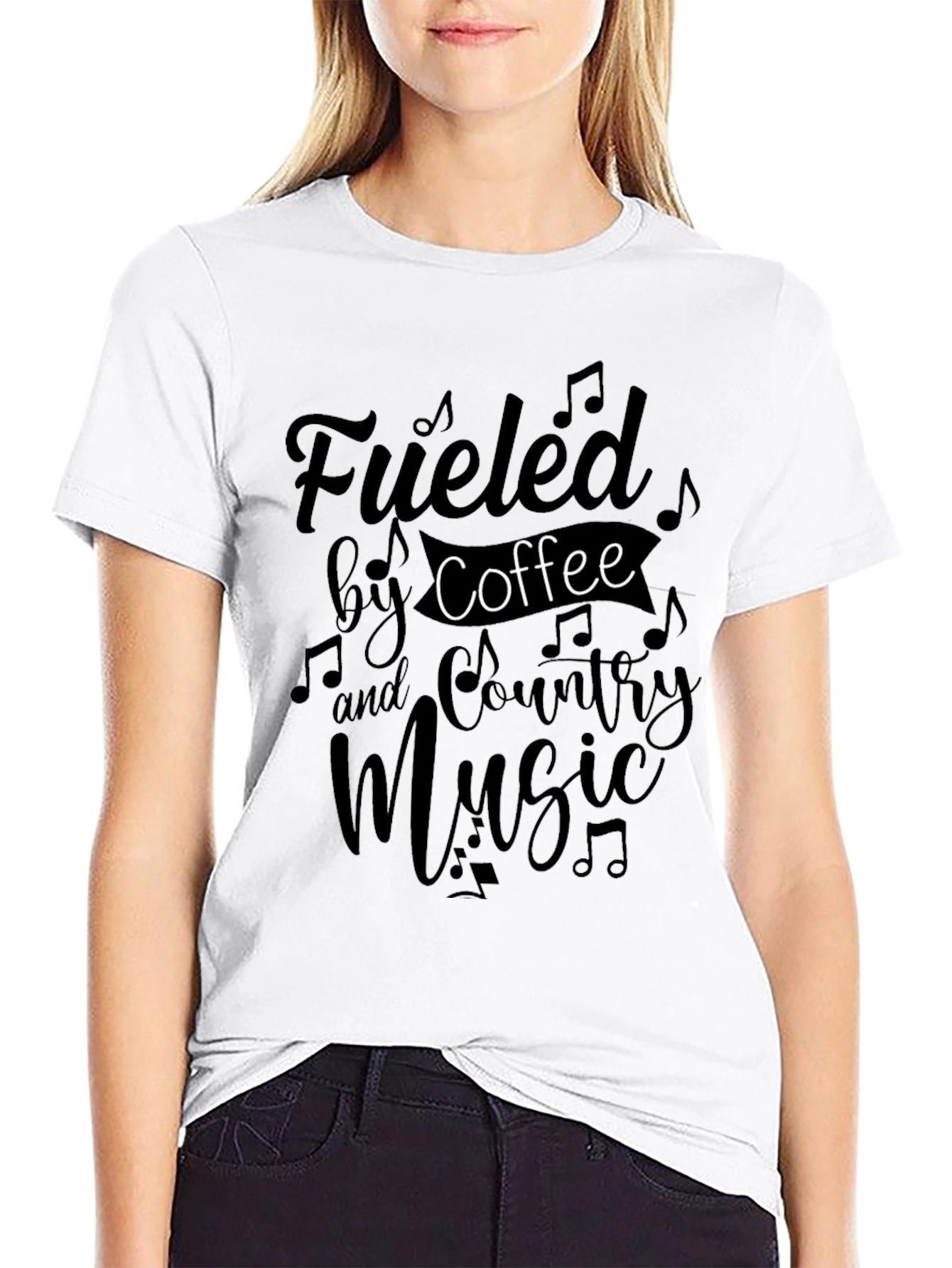 Fueled By Coffee and Country Music T-Shirt
