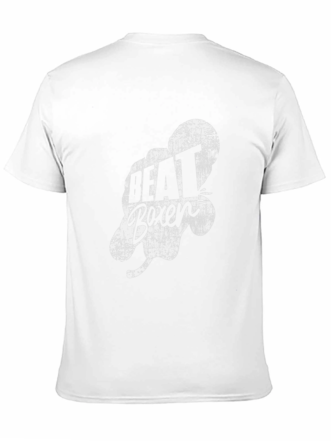 Beat Boxer Distressed Graphic T-Shirt