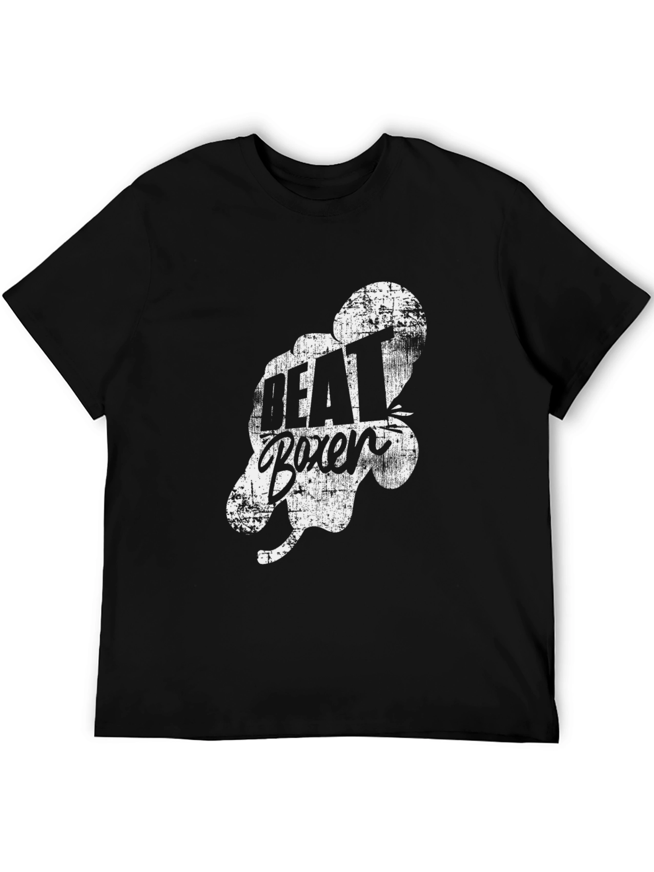 Beat Boxer Distressed Graphic T-Shirt