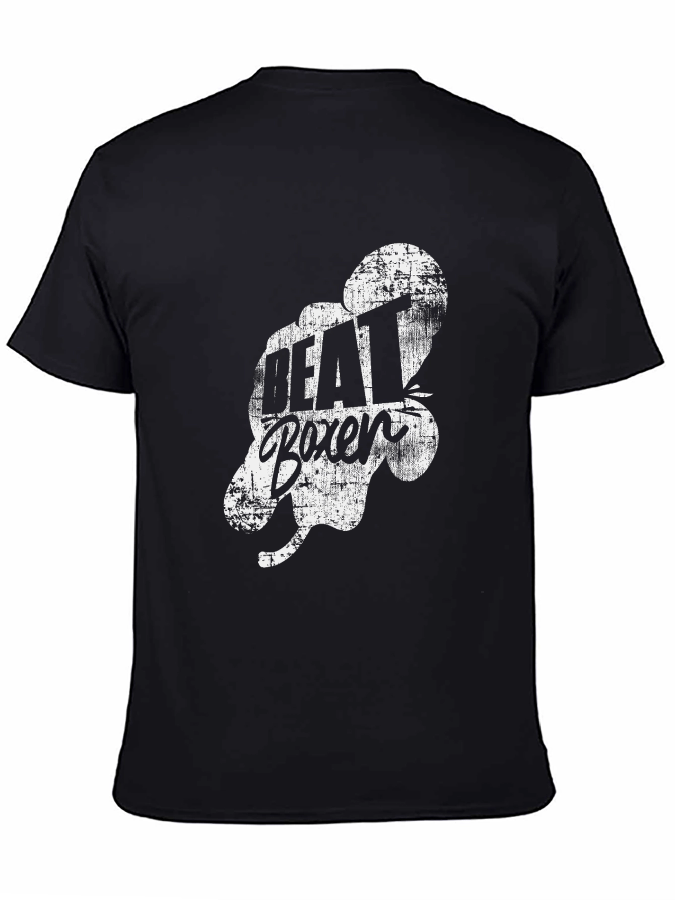 Beat Boxer Distressed Graphic T-Shirt