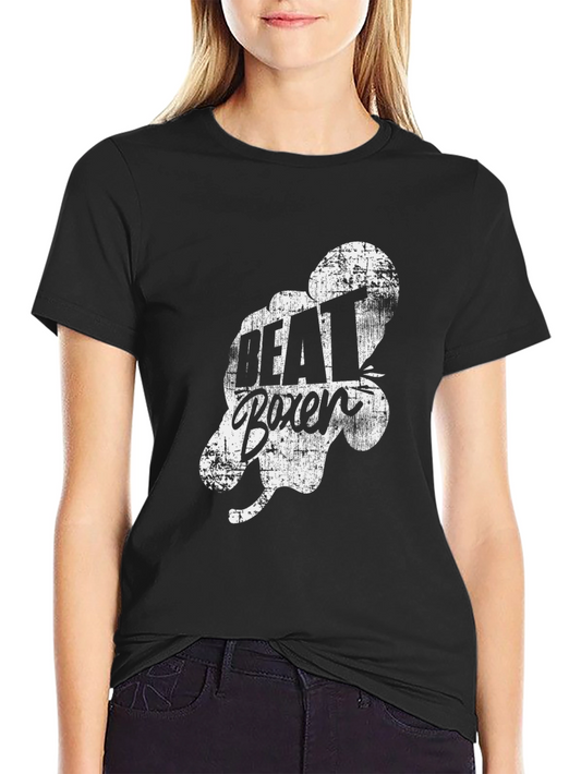 Beat Boxer Distressed Graphic T-Shirt