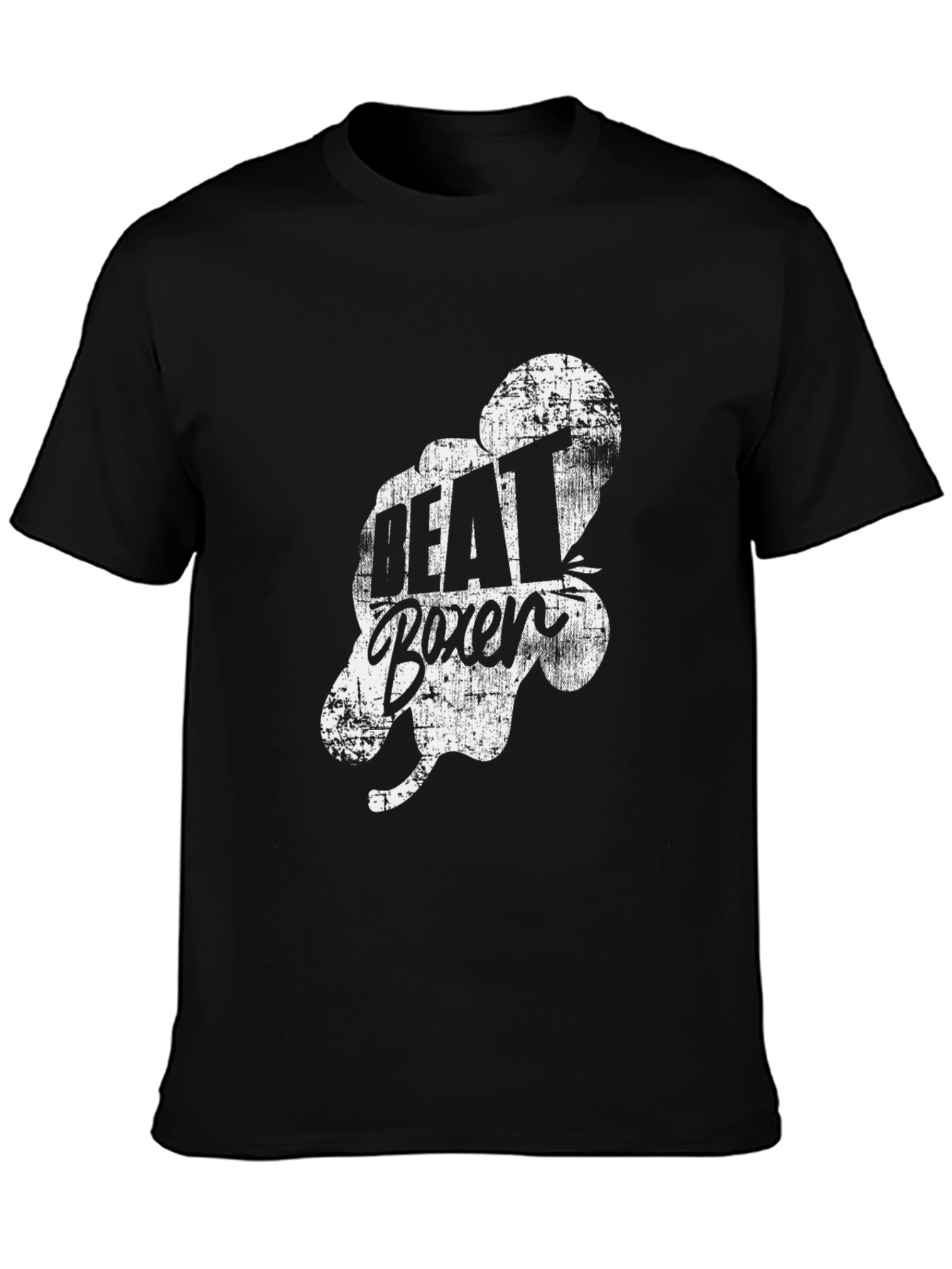 Beat Boxer Distressed Graphic T-Shirt