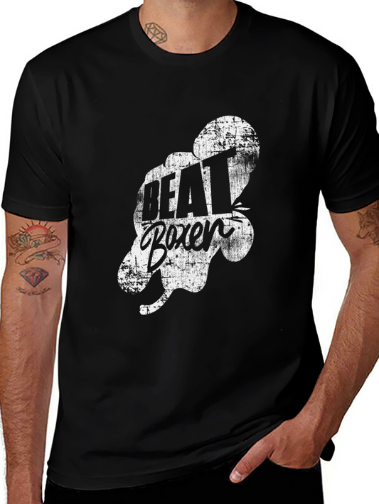 Beat Boxer Distressed Graphic T-Shirt