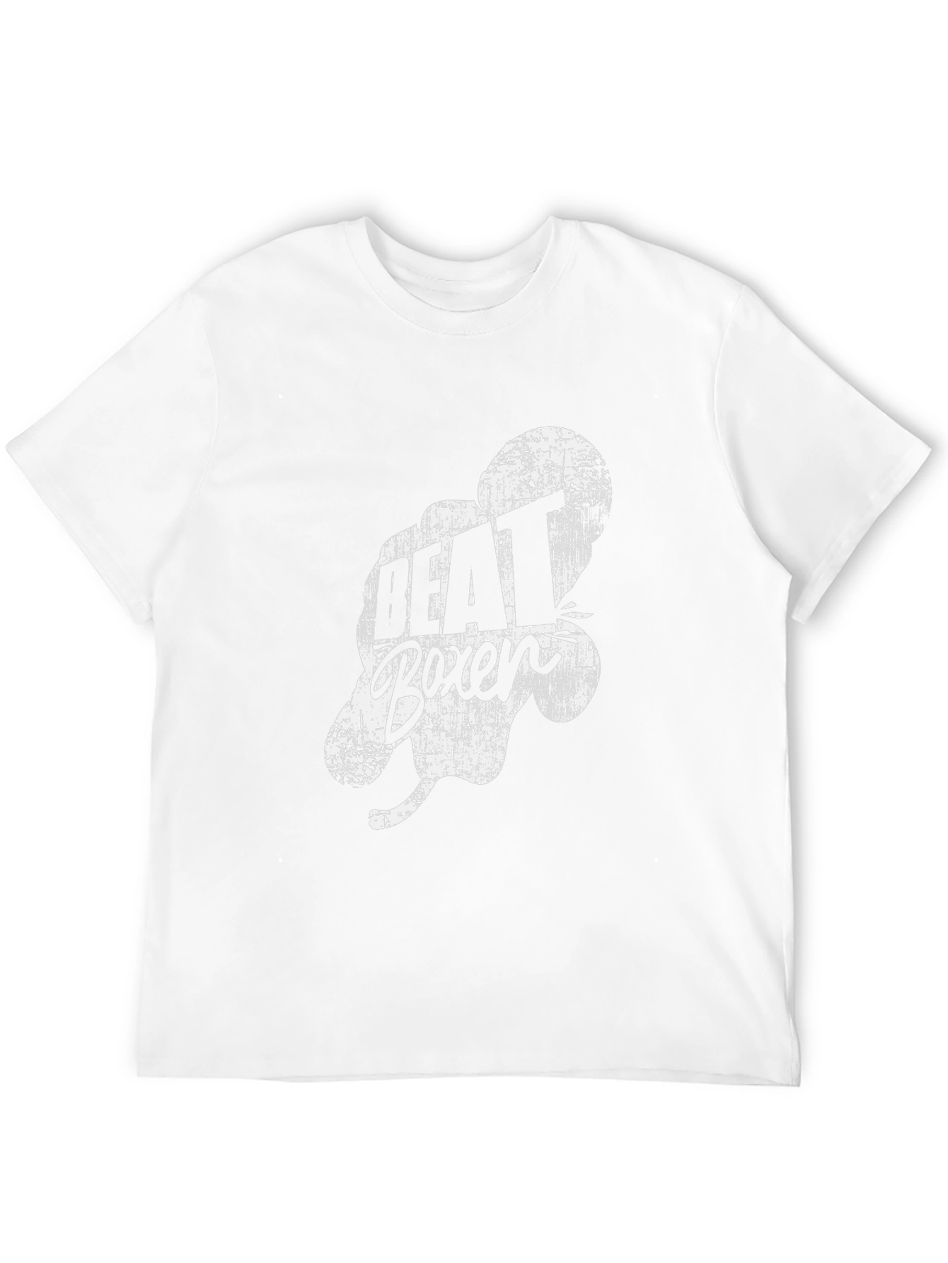 Beat Boxer Distressed Graphic T-Shirt