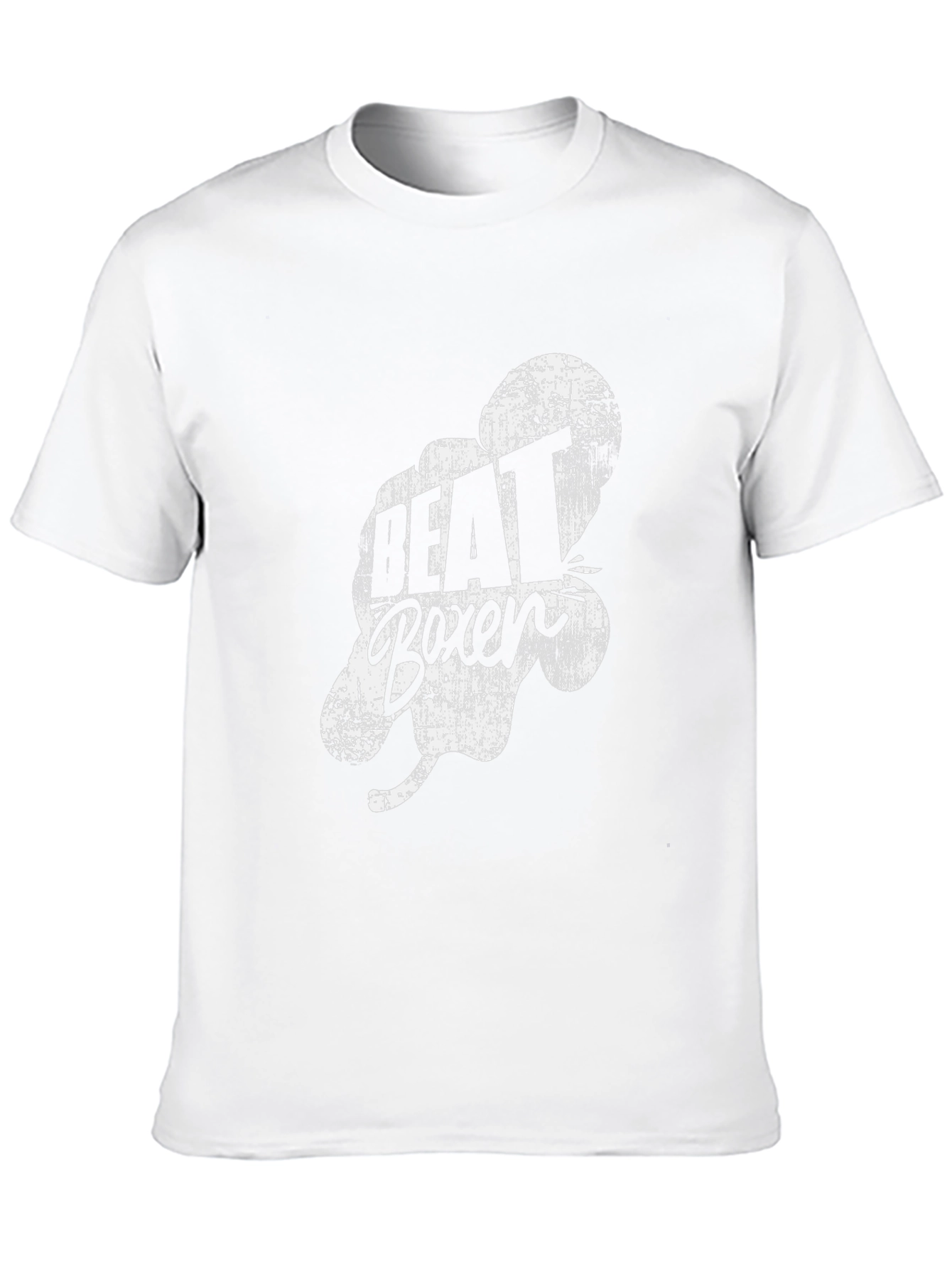 Beat Boxer Distressed Graphic T-Shirt