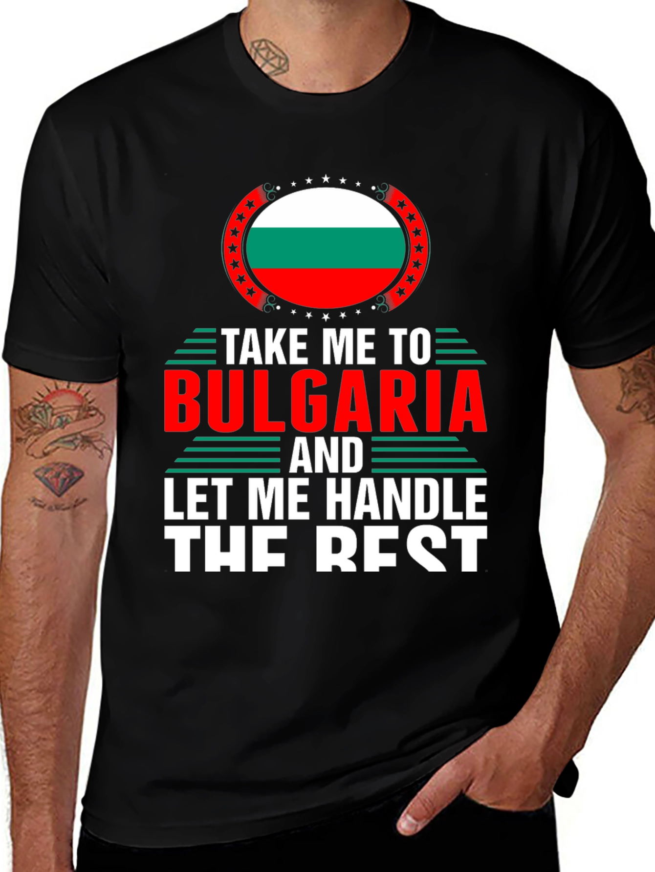 Bulgaria Flag T-Shirt - Handle The Rest