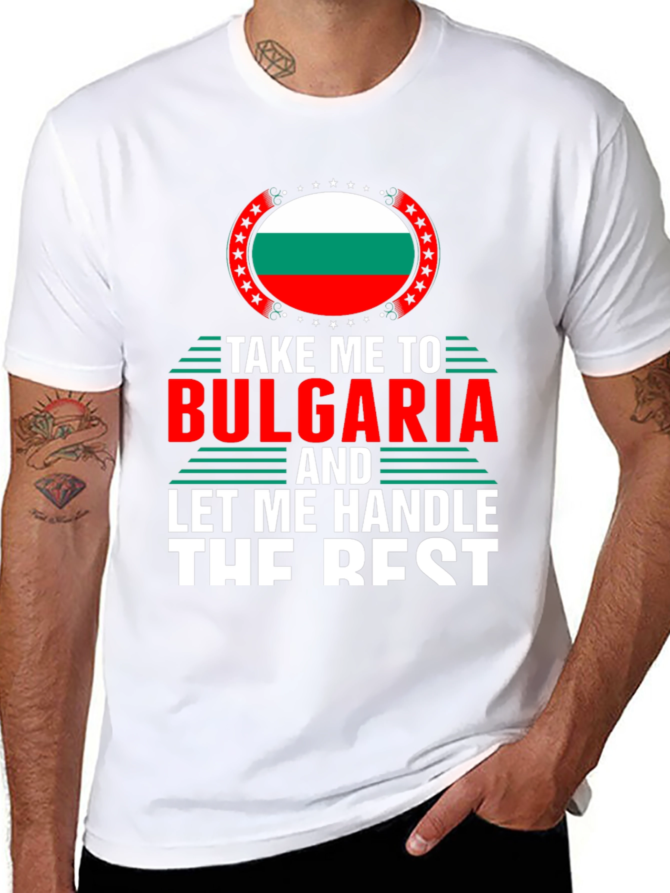 Bulgaria Flag T-Shirt - Handle The Rest