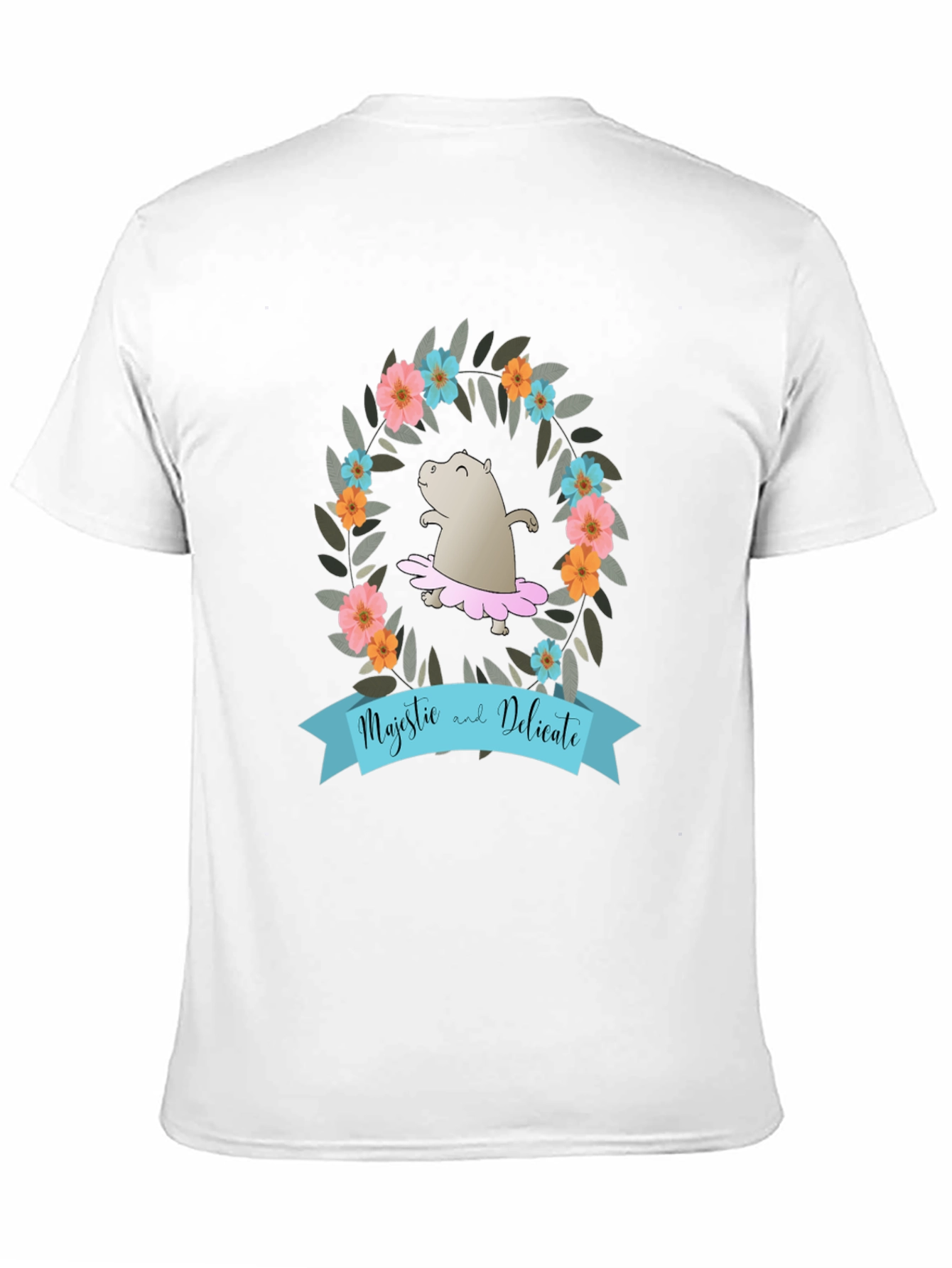 Majestic & Delicate Hippo Tee