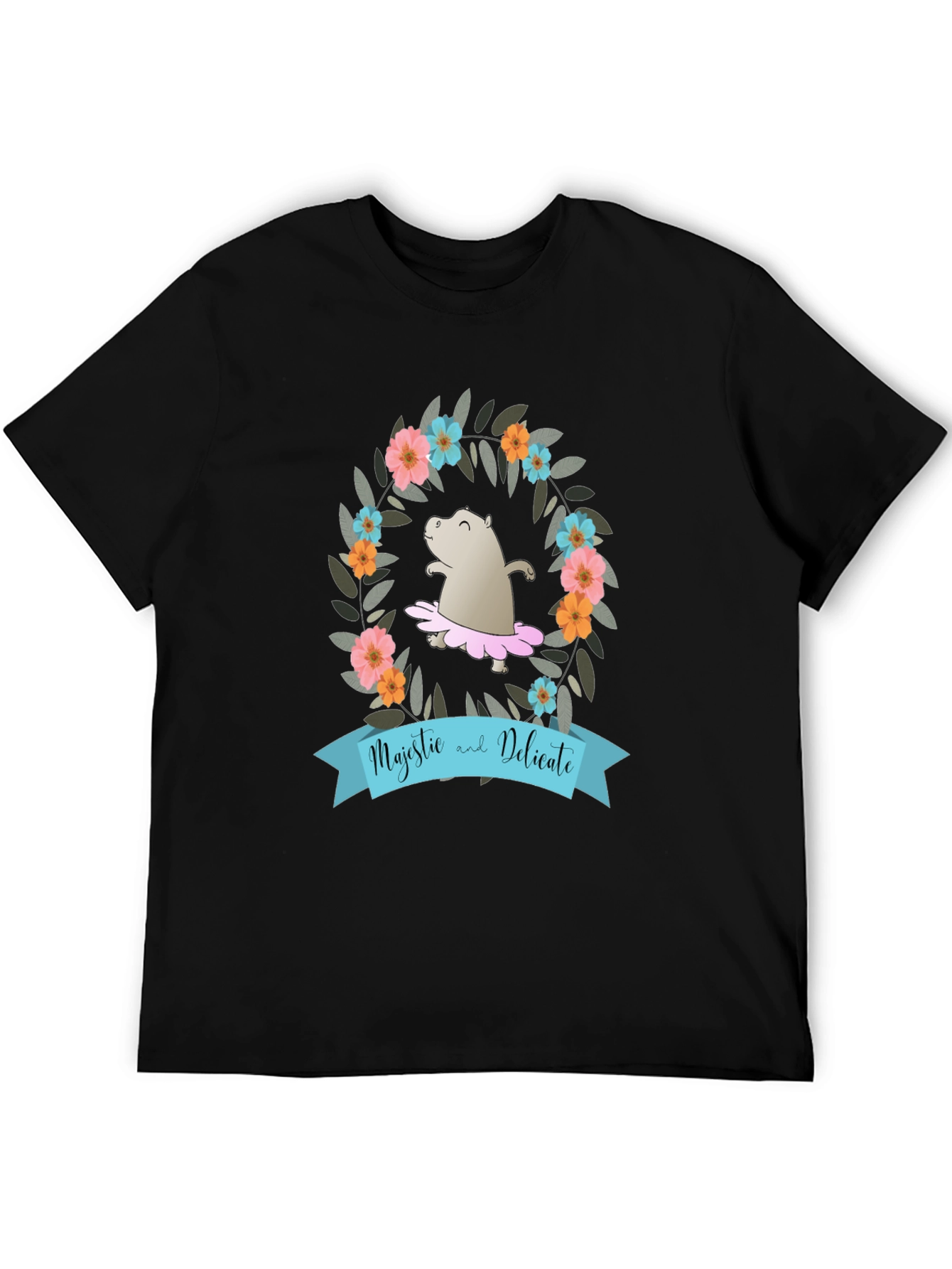 Majestic & Delicate Hippo Tee