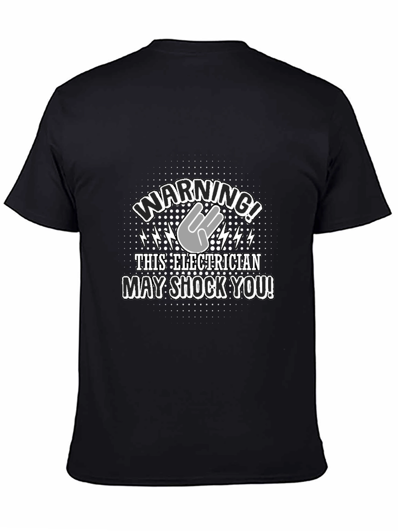 Warning! Electrician T-Shirt - Funny Electric Shock Design