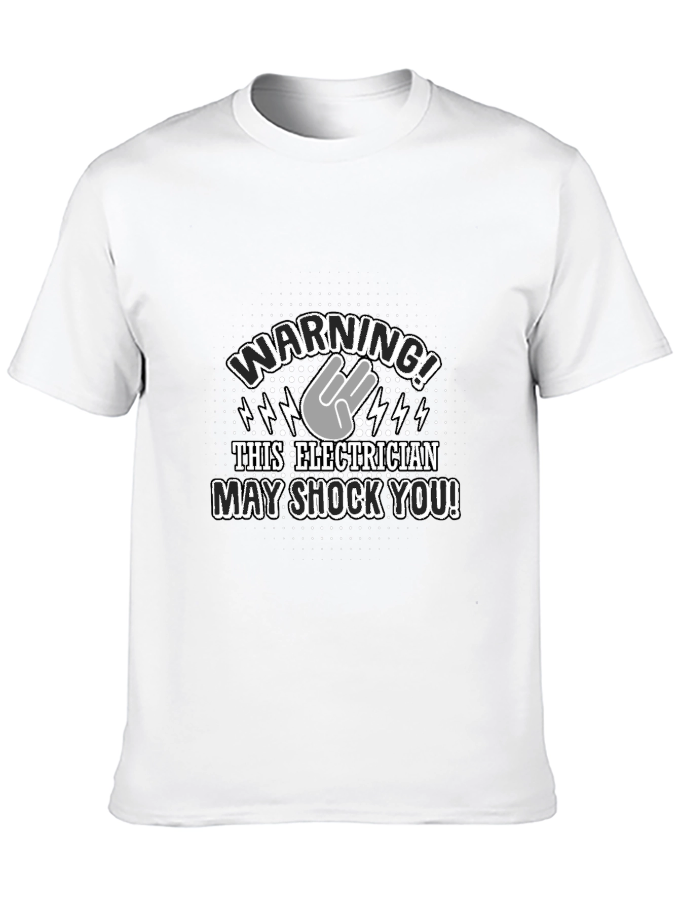 Warning! Electrician T-Shirt - Funny Electric Shock Design