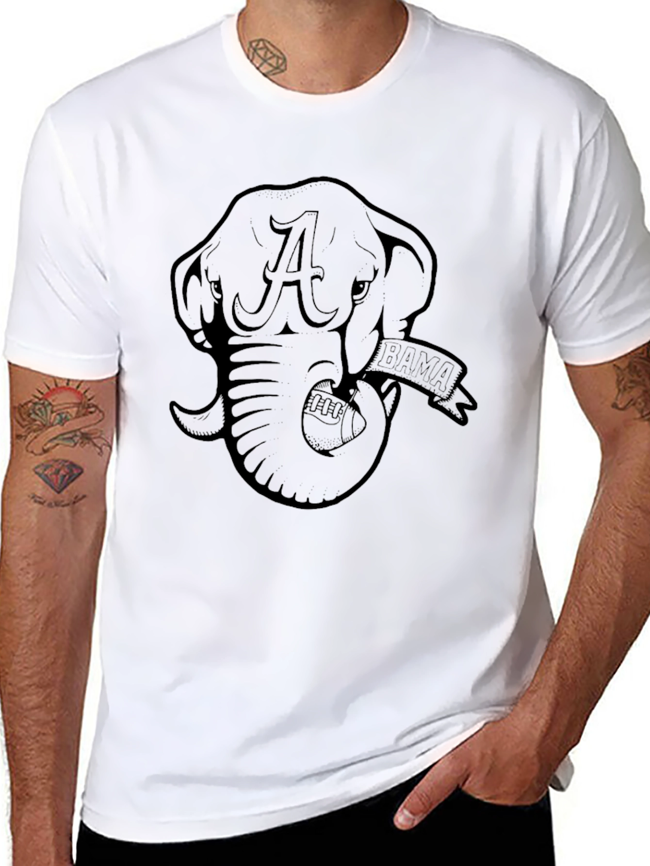 Alabama Crimson Tide Elephant Graphic T-Shirt