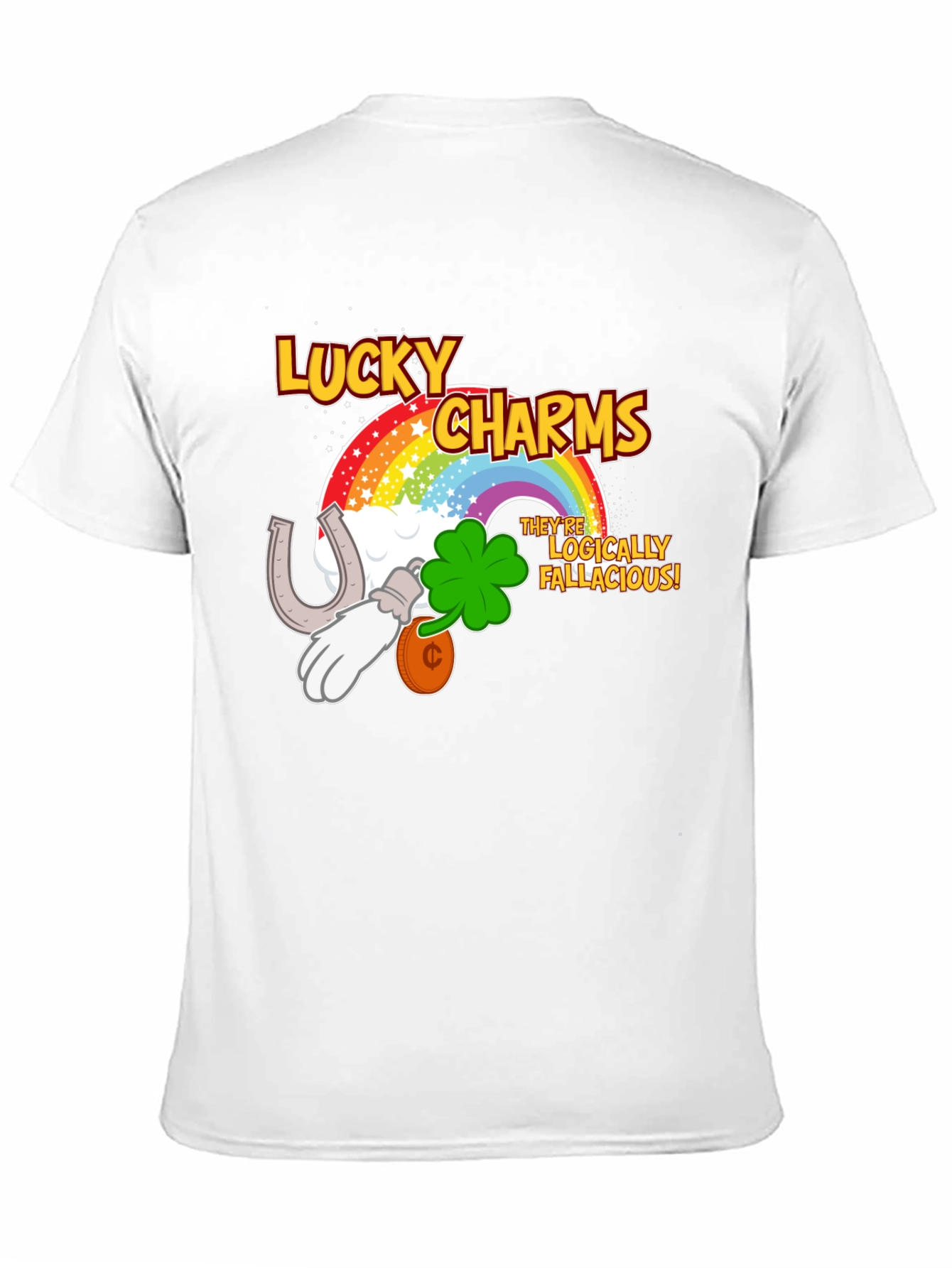 Lucky Charms Logically Fallacious Mens T-Shirt