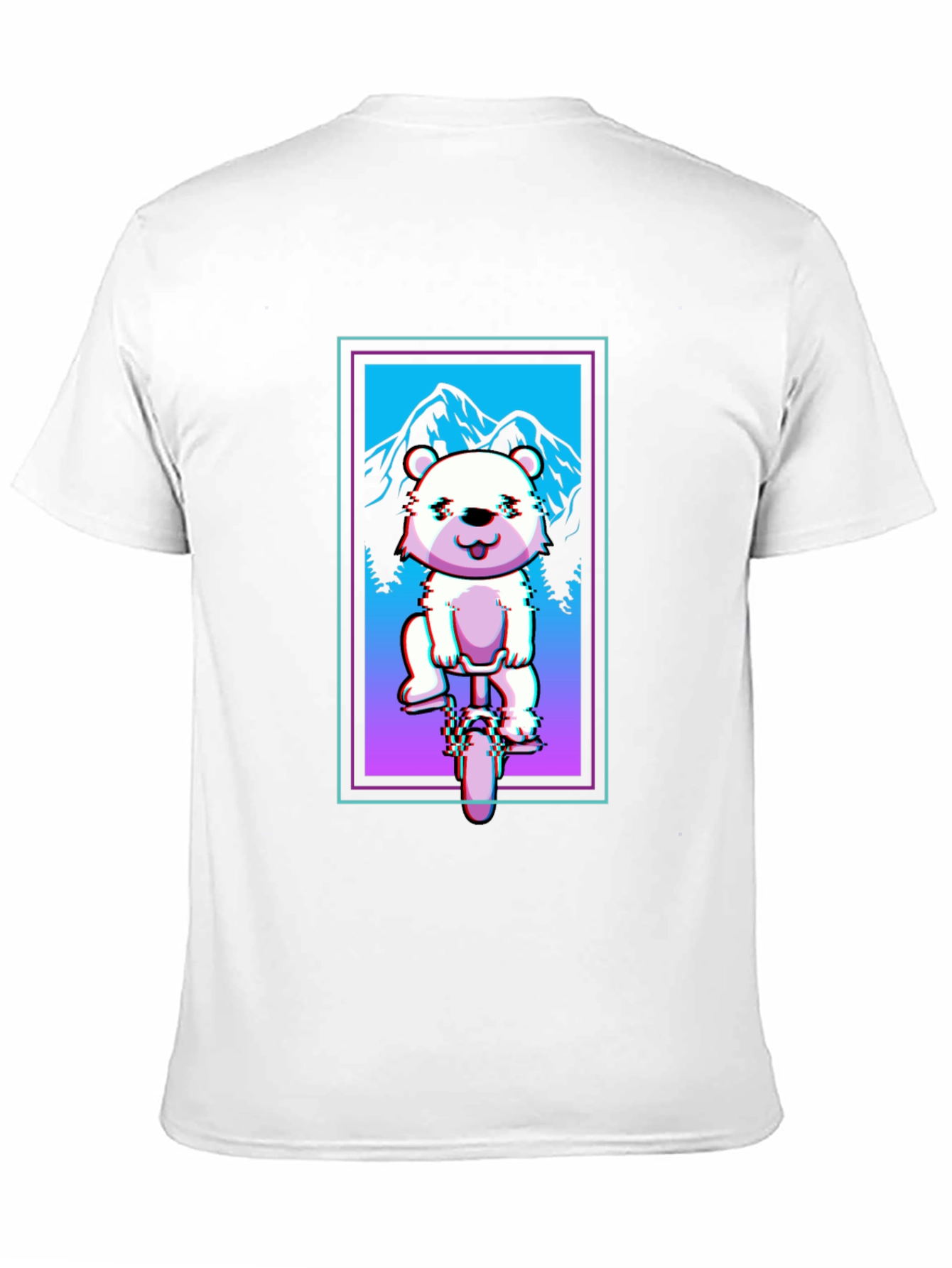 Bear on Bike Graphic Tee