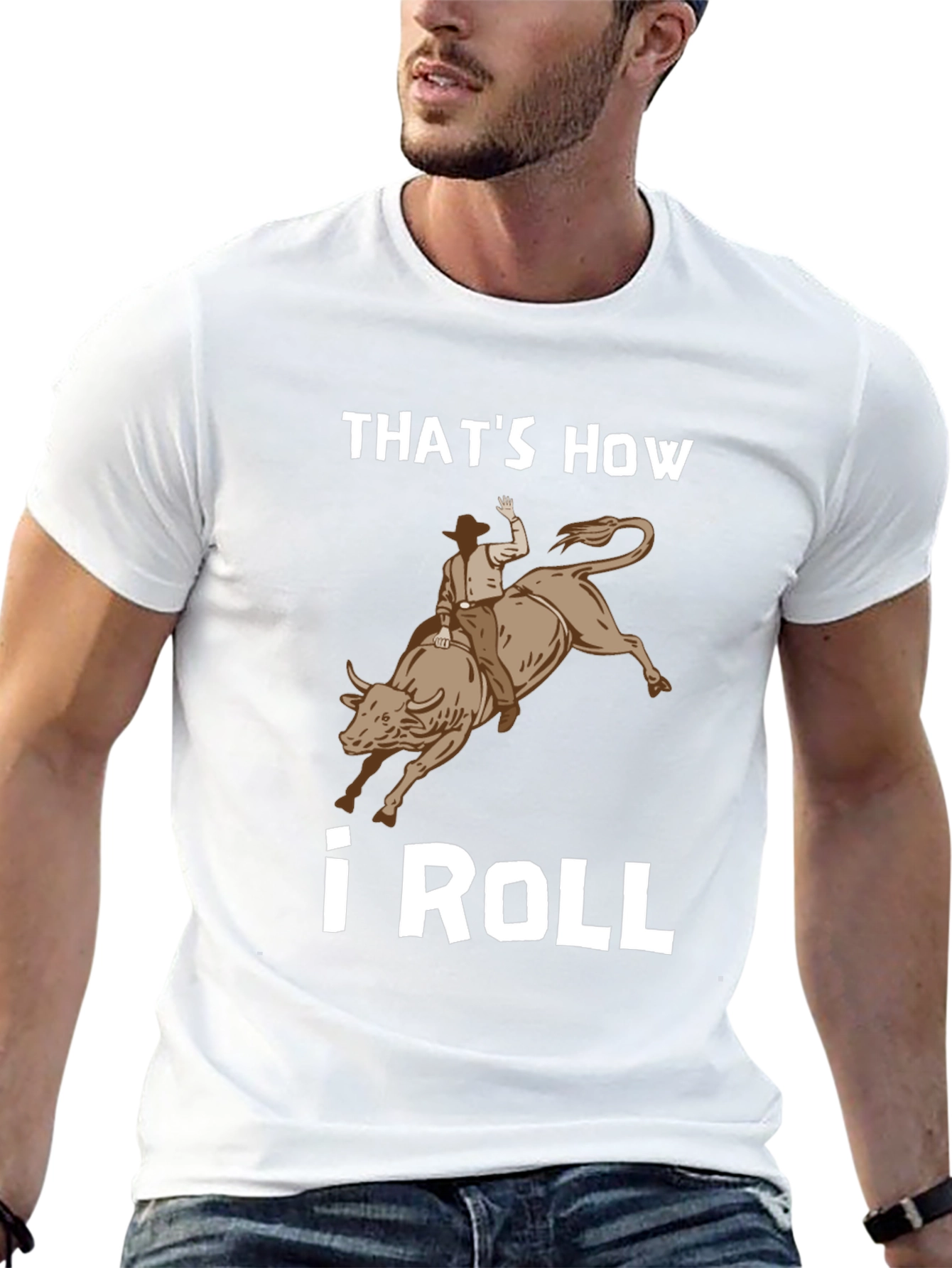 Thats How I Roll Rodeo Bull Rider T-Shirt