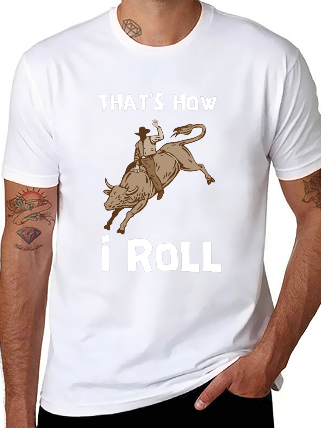 Thats How I Roll Rodeo Bull Rider T-Shirt