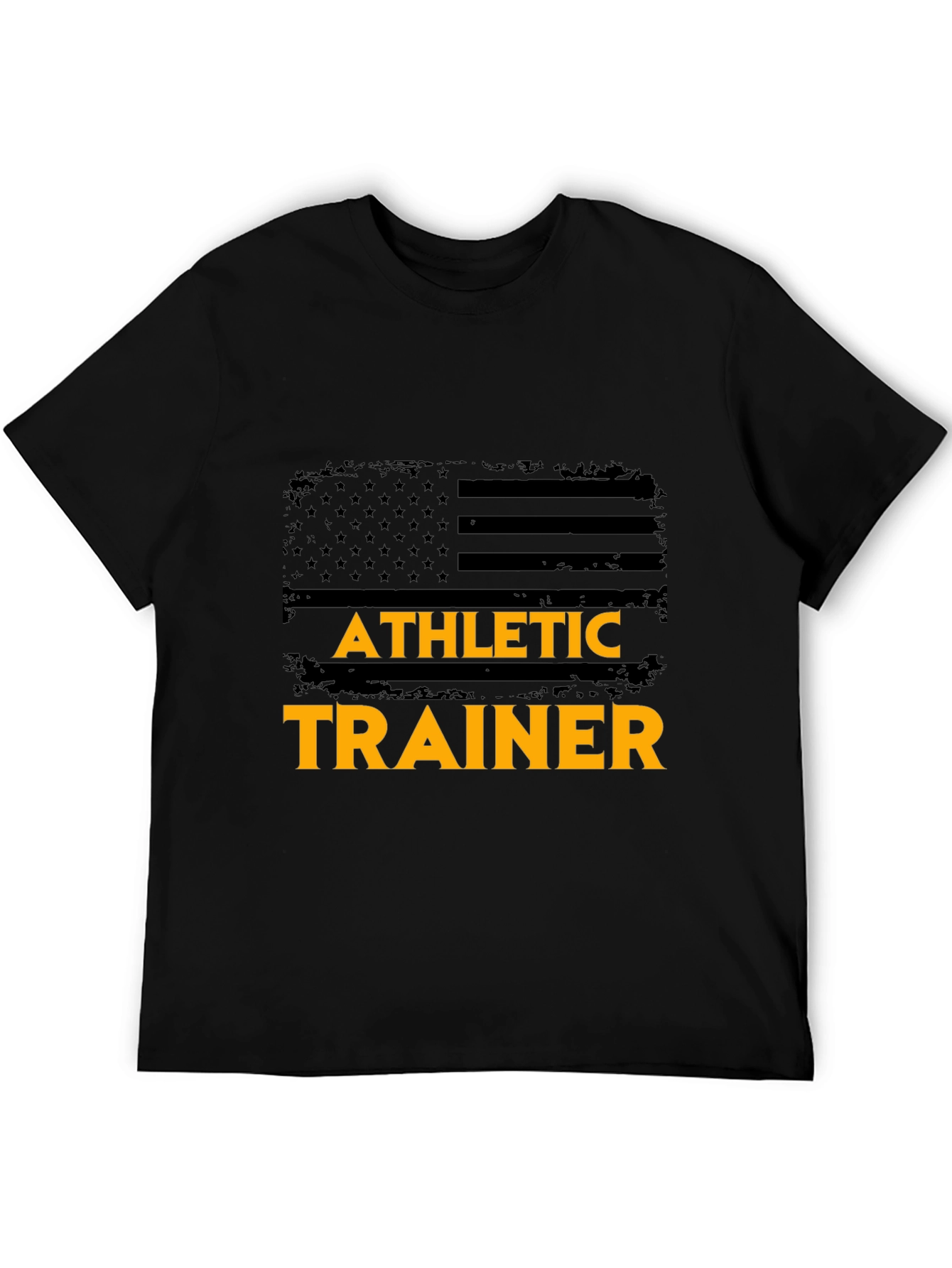 Athletic Trainer US Flag Graphic T-Shirt