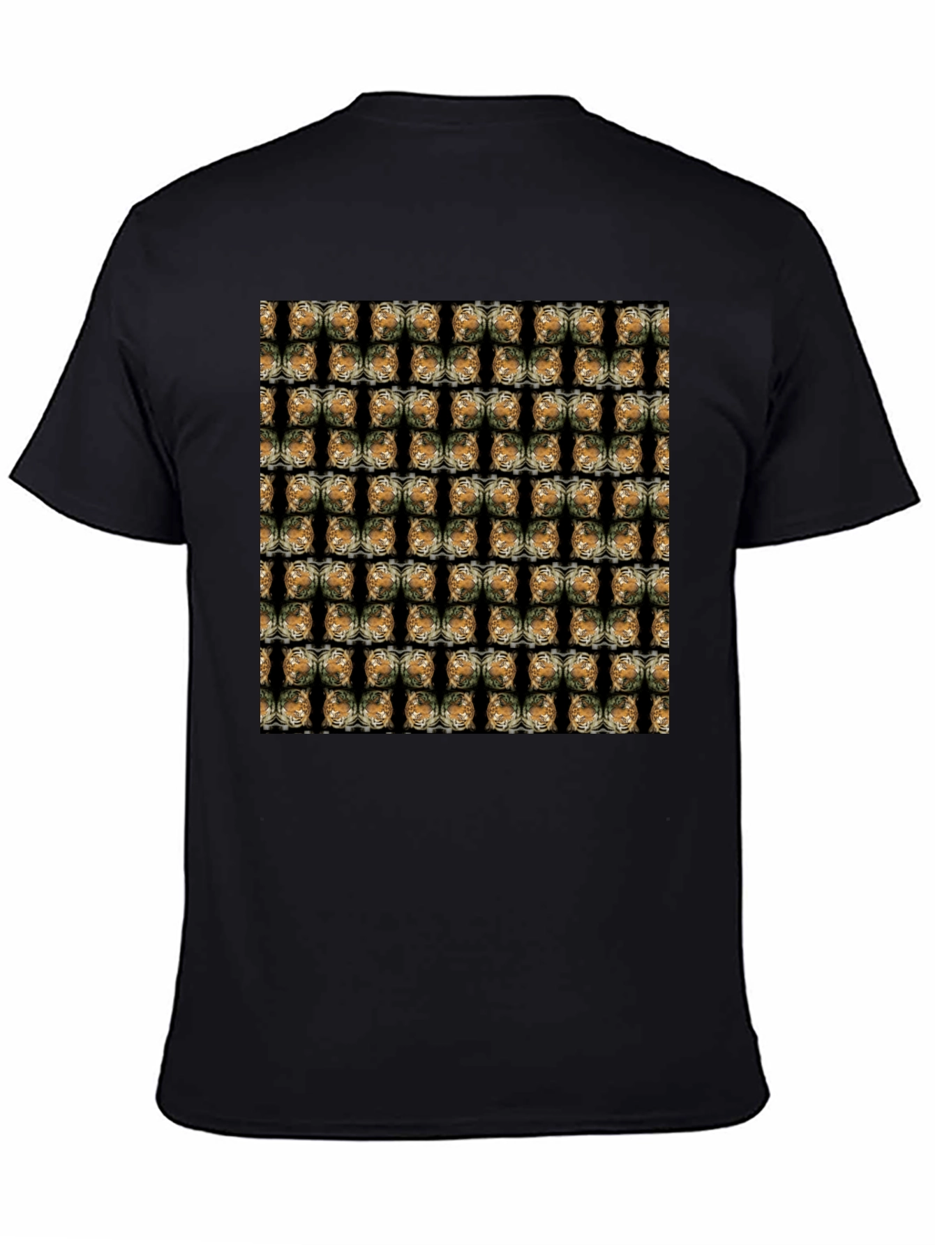 Patterned Graphic Print T-Shirt