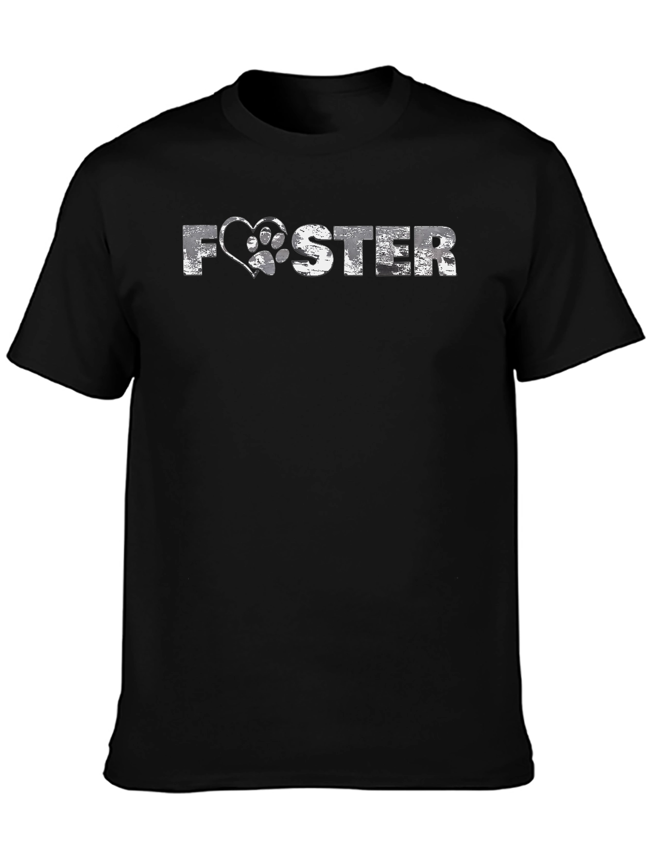 Foster Paw Print Heart Graphic Tee
