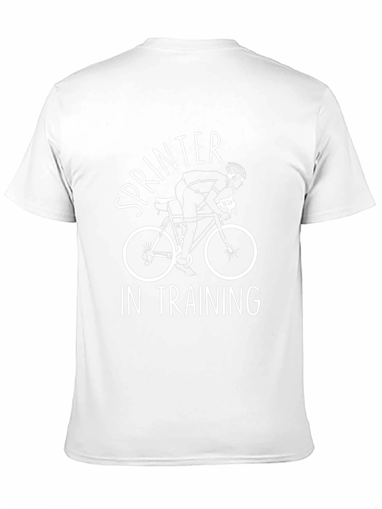 Sprinter in Training T-Shirt - Cycling Fan Tee